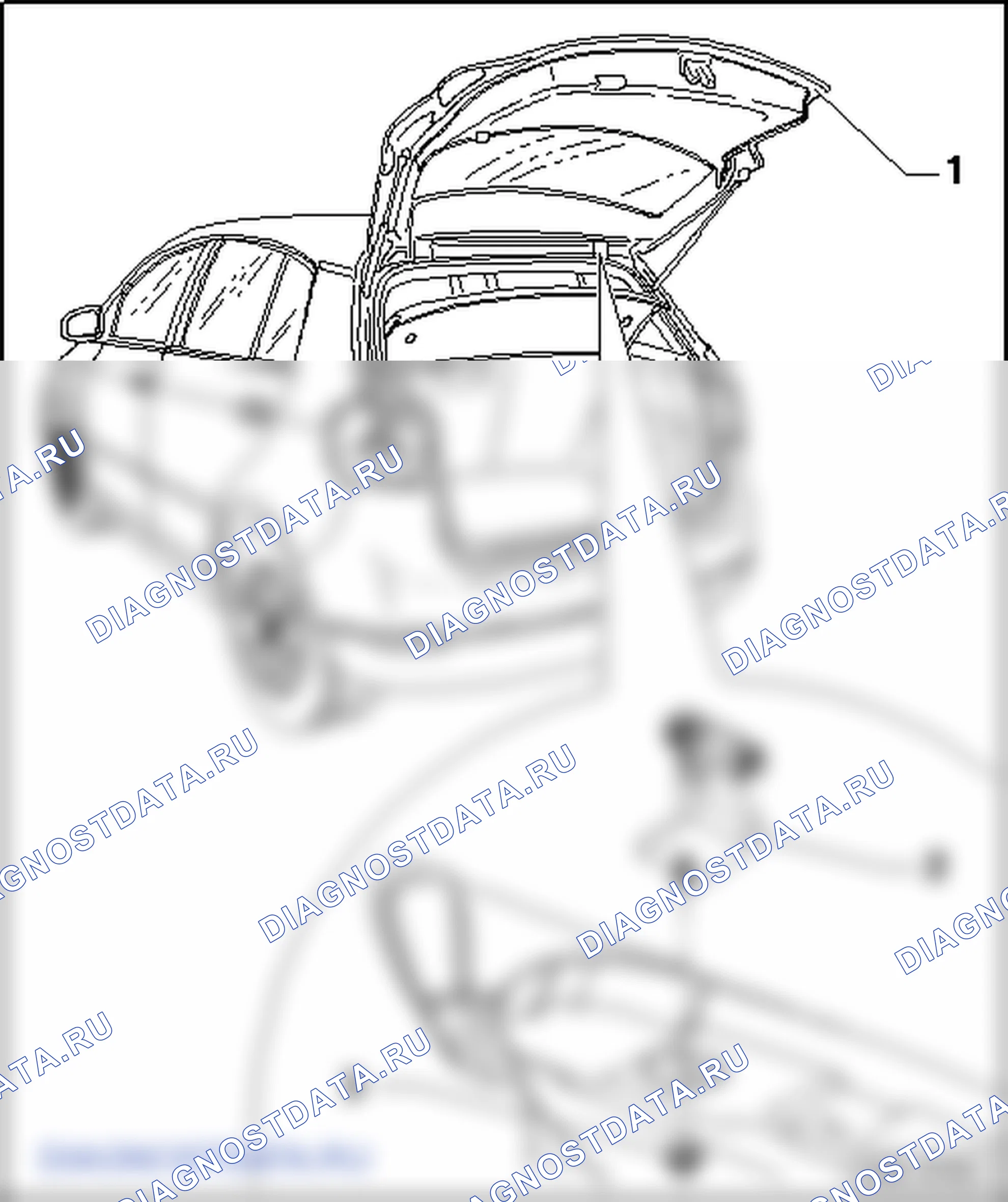 Дверь багажного отсека. Volkswagen Golf Plus I