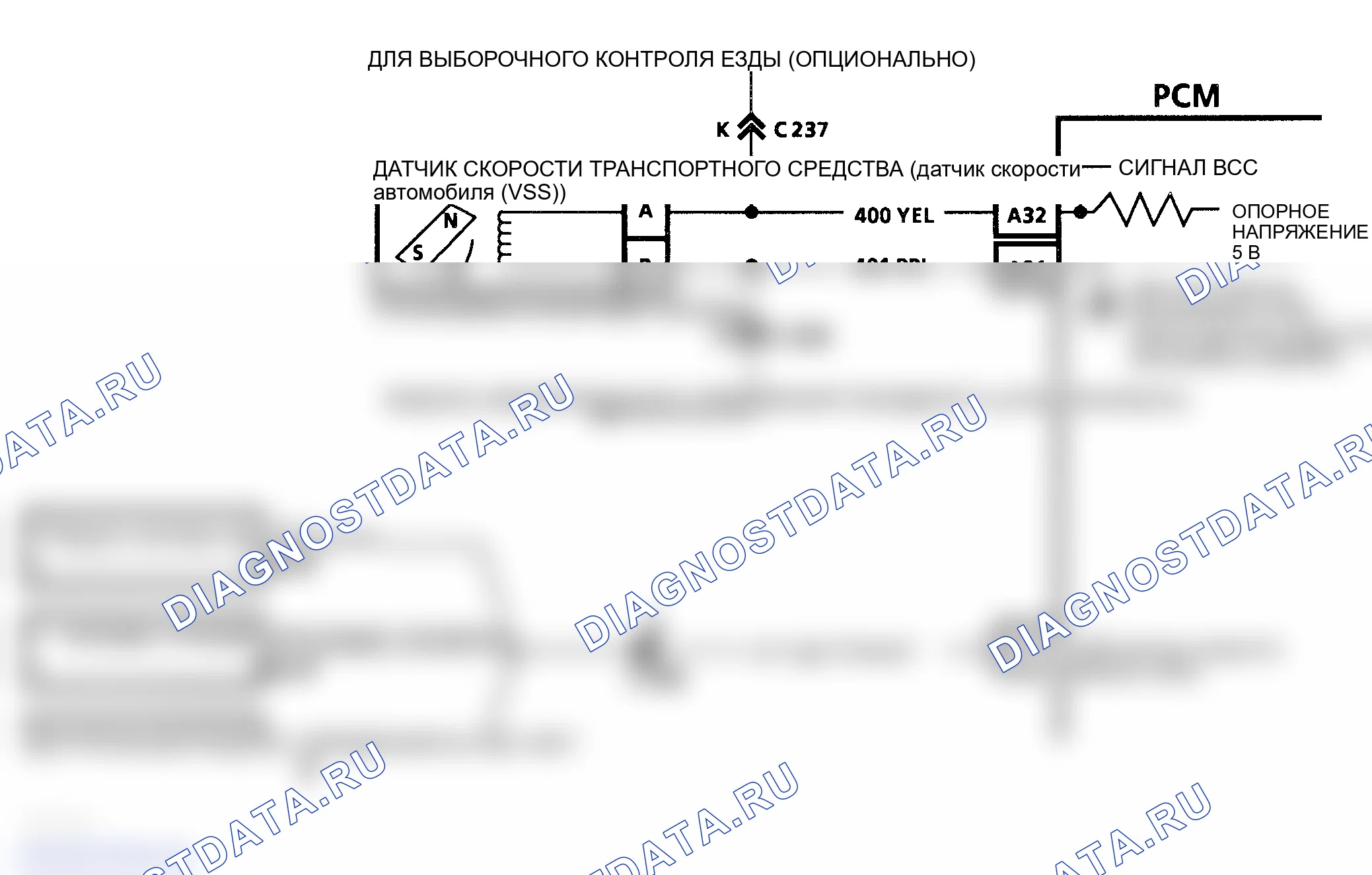Рис. 219: Код 24, Принципиальная электрическая схема (корпус 5.7L Y) Предоставлено General Motors Corp.. GMC Suburban I