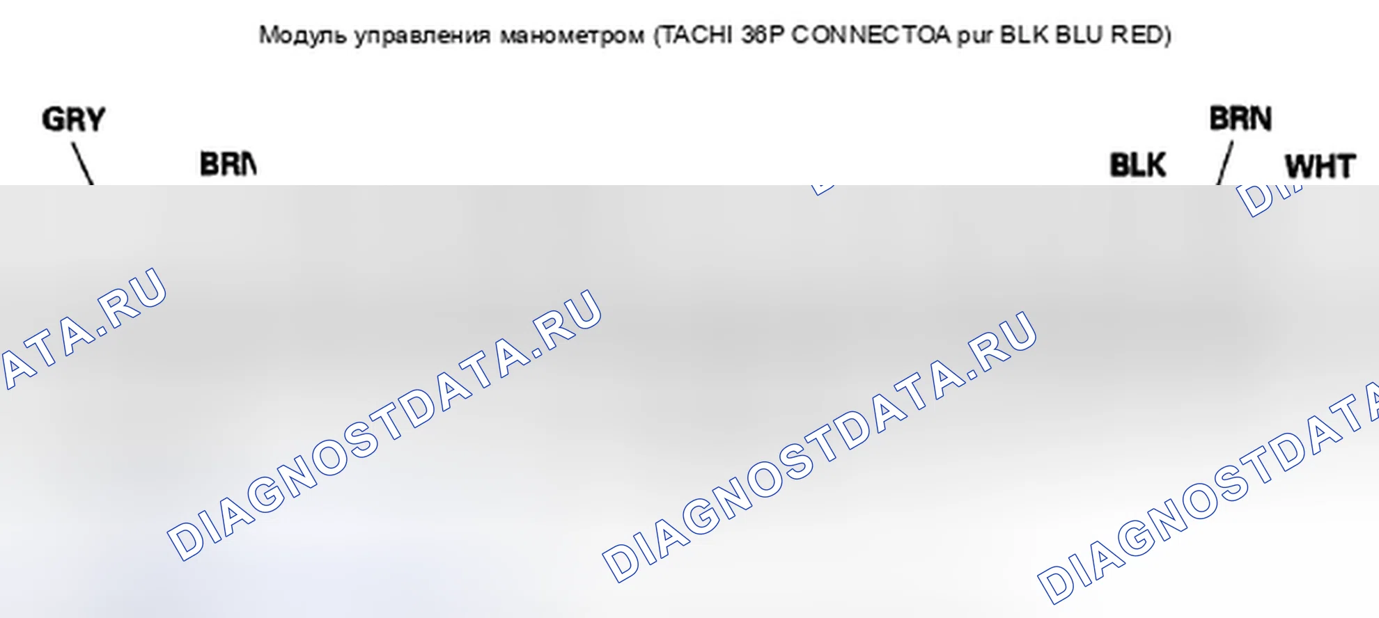 Рис. 6: Входной тест модуля управления манометром (Tach). Acura CSX I