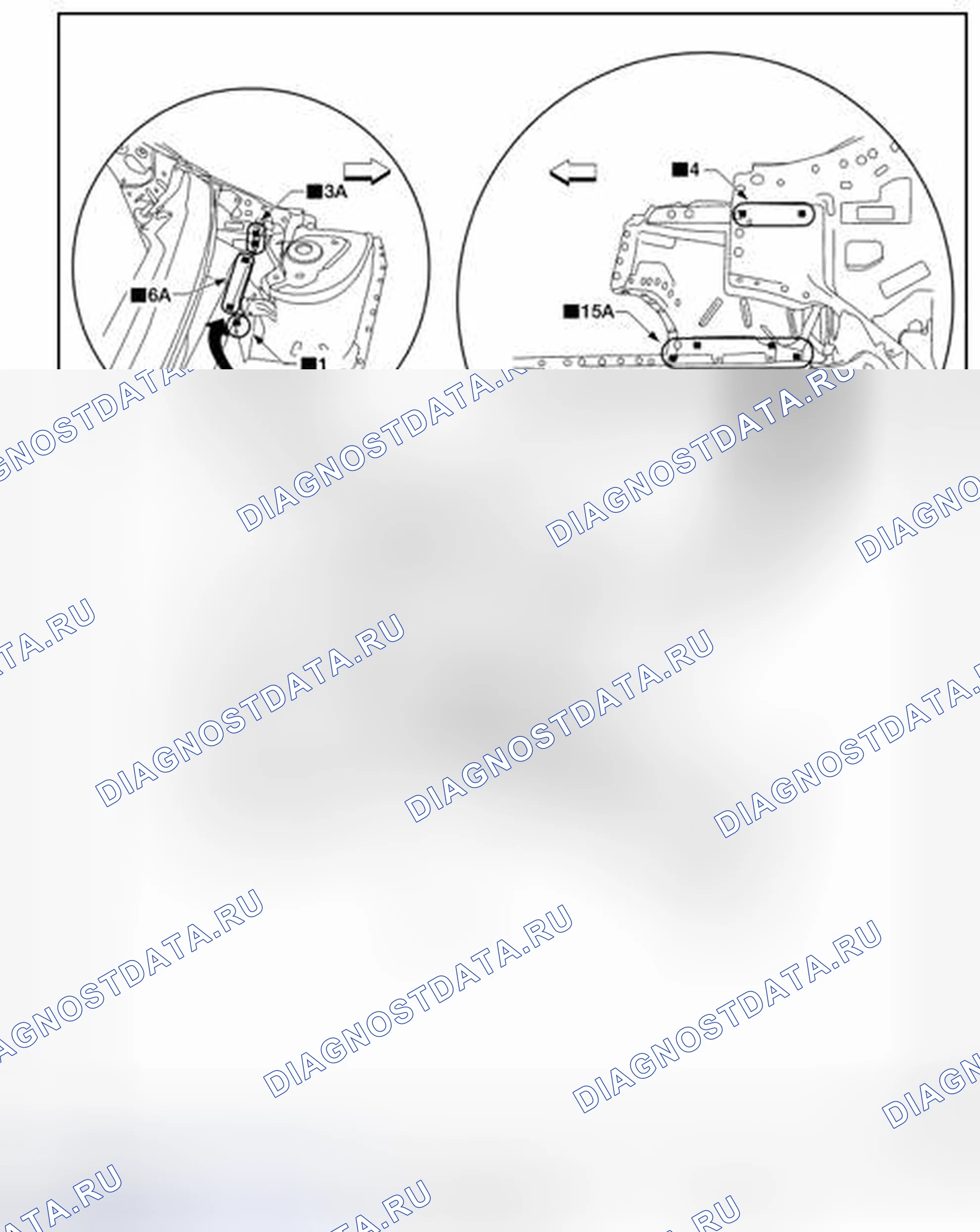Рис. 182: Корпус стойки. Nissan Rogue II