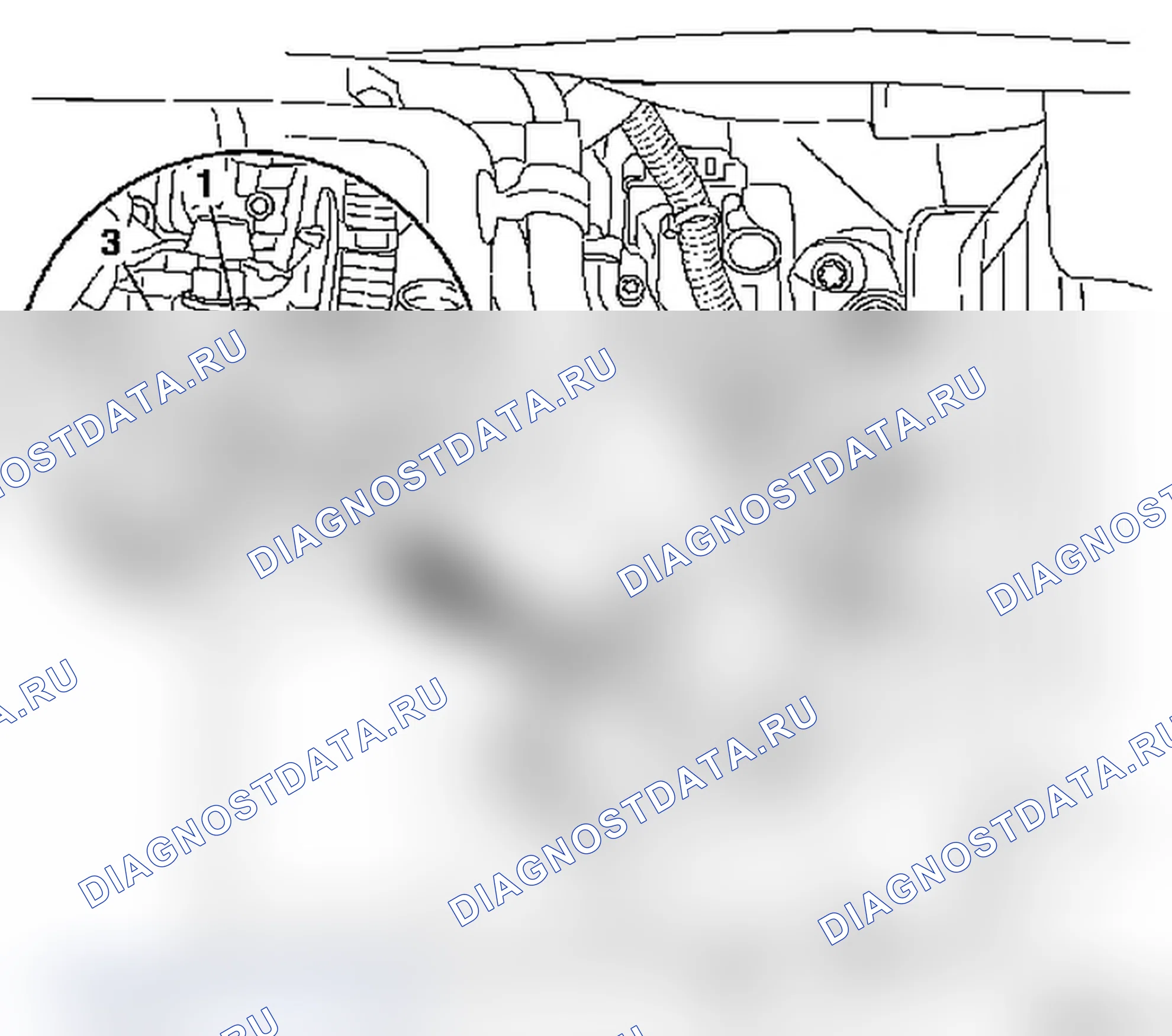 Проверка и корректировка уровня гидравлической жидкости (F 17+ MTA). Opel Meriva A рестайлинг