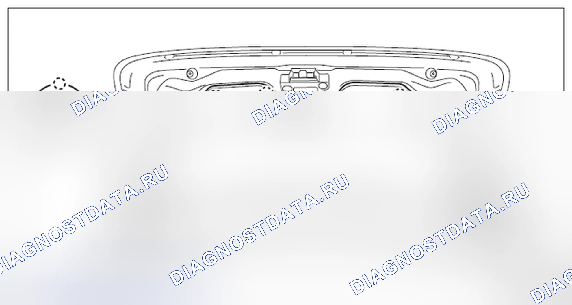 Рис. 80: ПАНЕЛЬ КРЫШКИ БАГАЖНИКА. Subaru Impreza GK