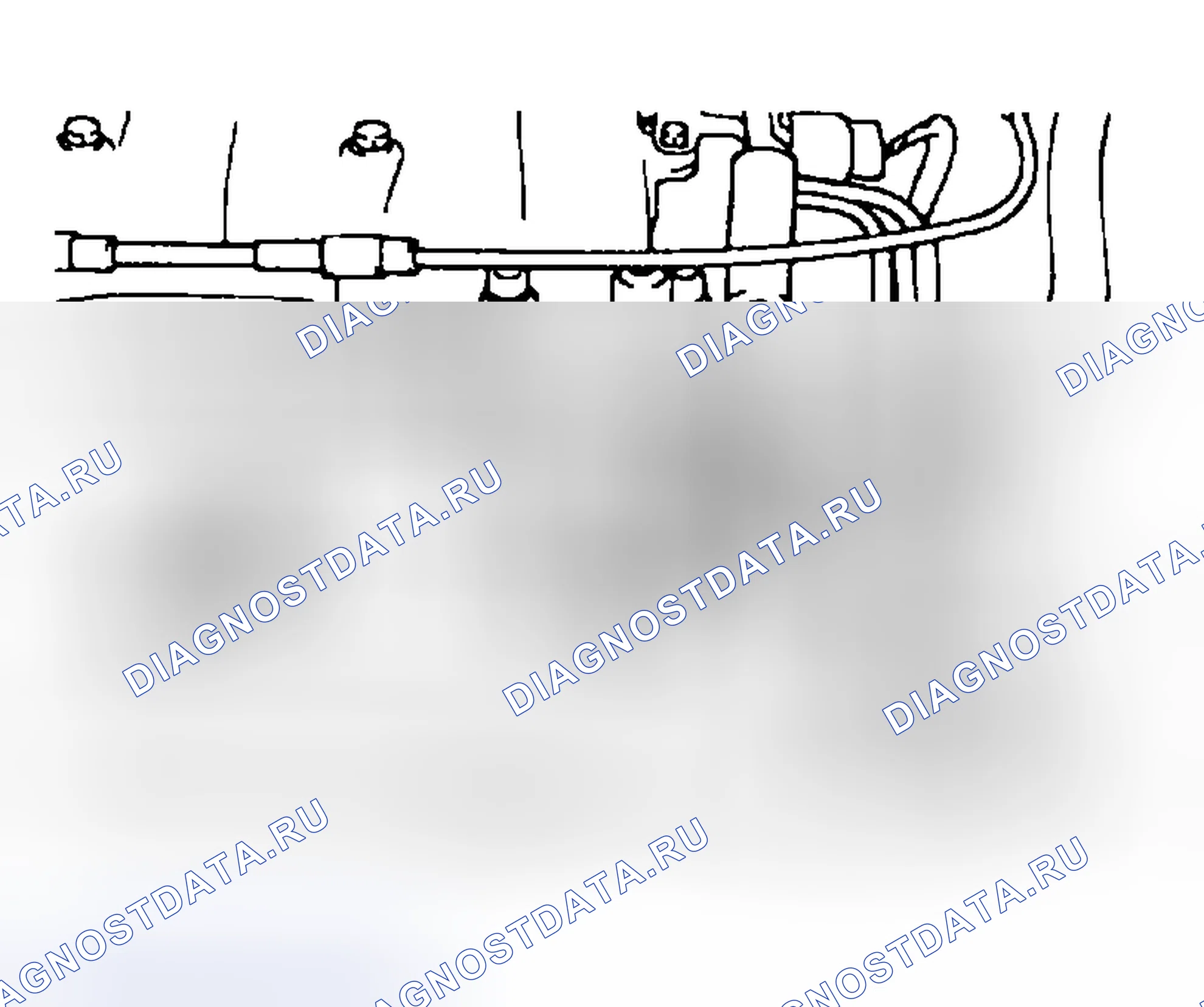 Рис. 59: ИСПЫТАНИЕ ДАВЛЕНИЕМ ТОПЛИВА [2.7 V6]. Geely Monjaro I
