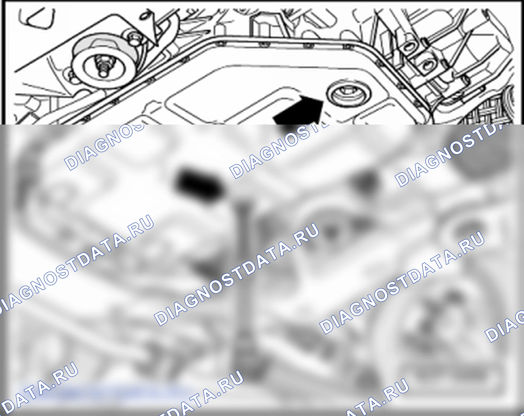 Контроль уровня жидкости ATF и доливание жидкости ATF. Skoda Superb I