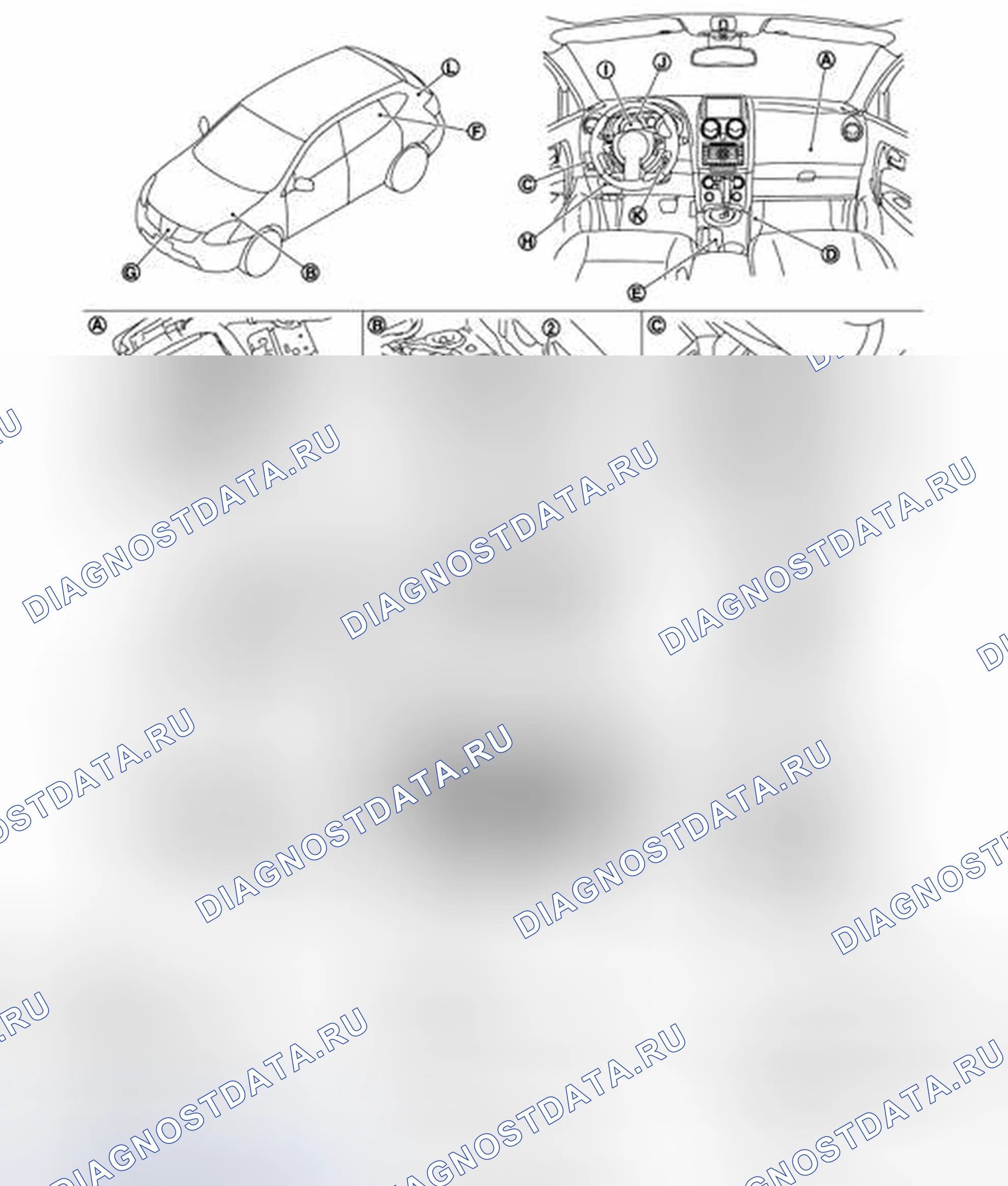 Рис. 14: Расположение компонентов. Honda S-MX I