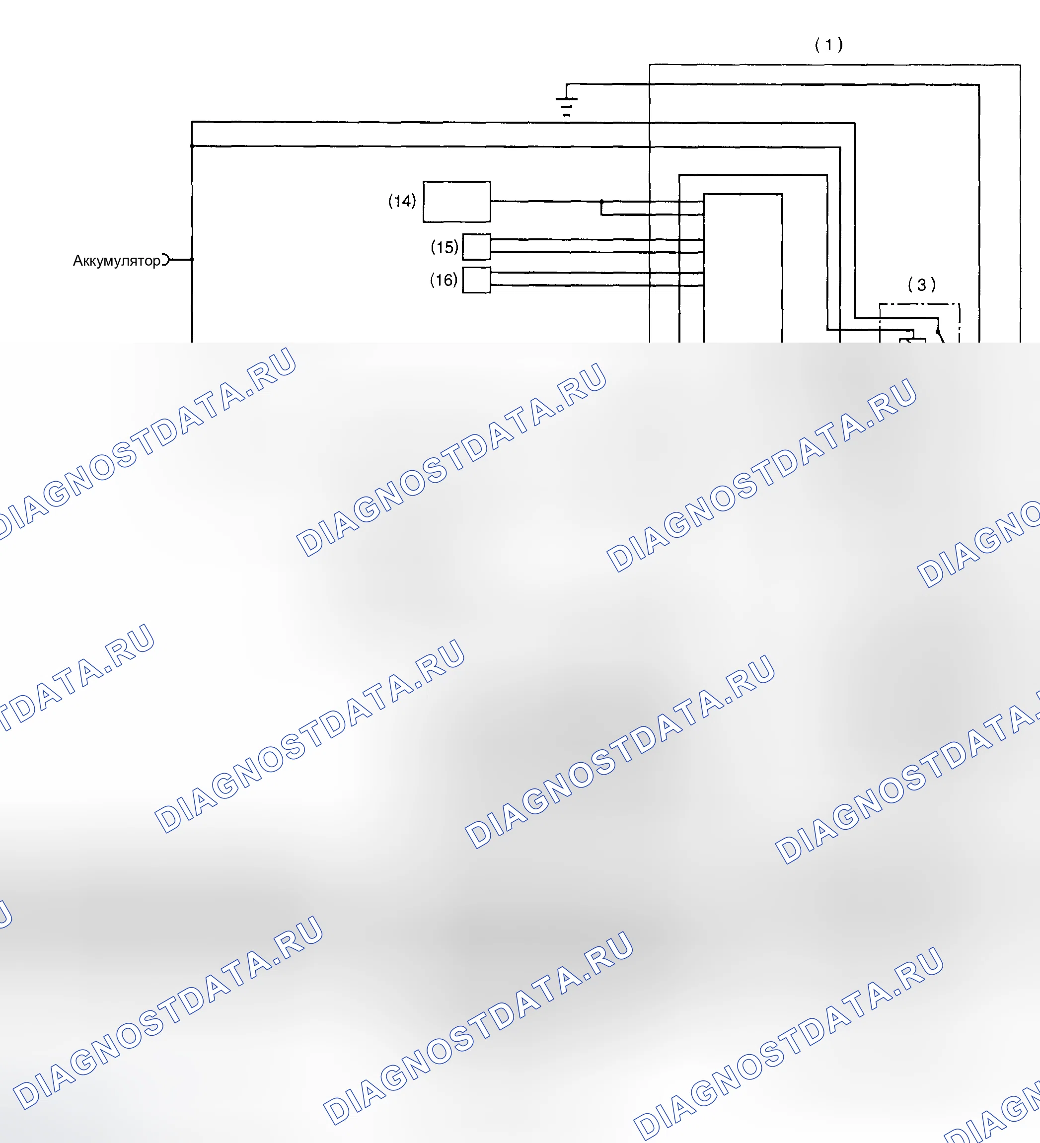 Рис. 441: Схема электрическая принципиальная. Subaru Outback BH