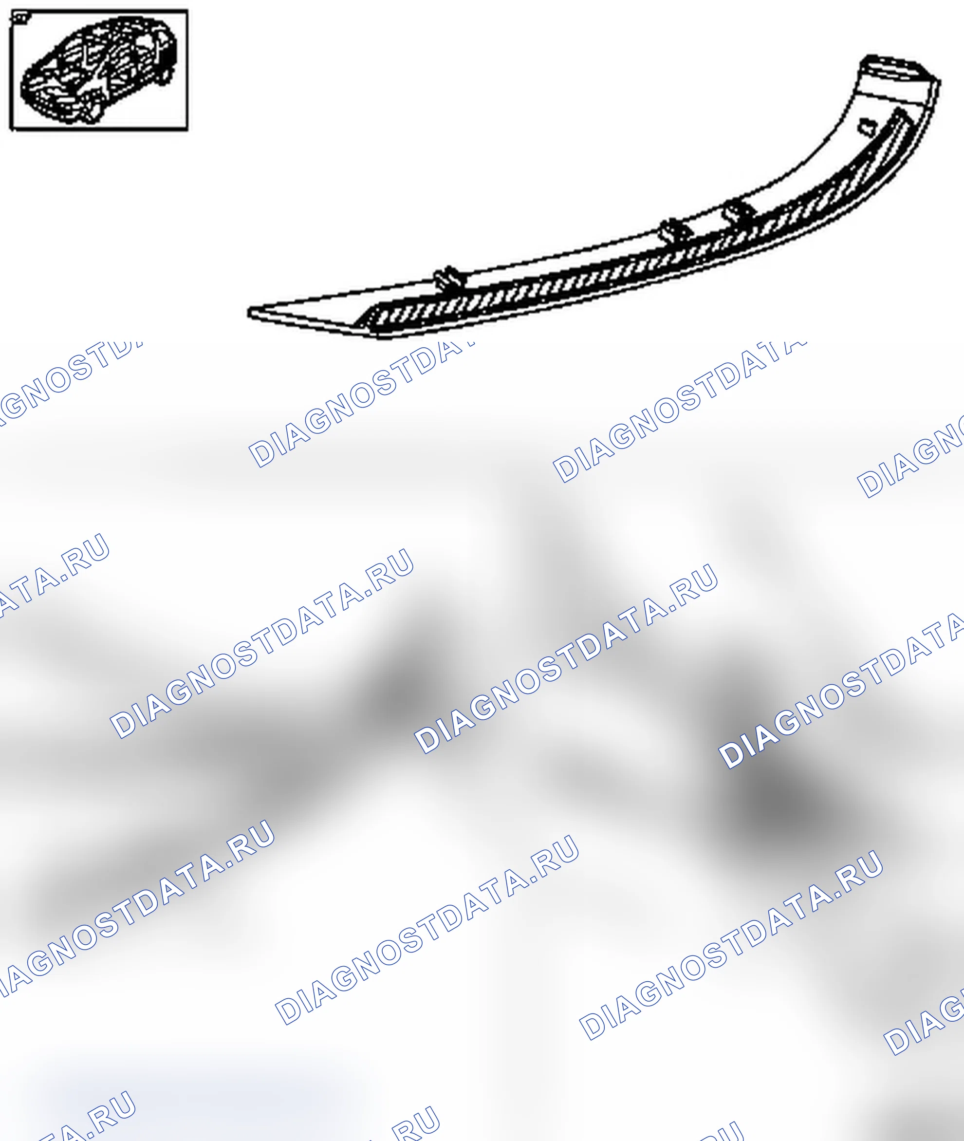 Демонтаж и установка накладки задней стойки (модель F07). Opel Astra G