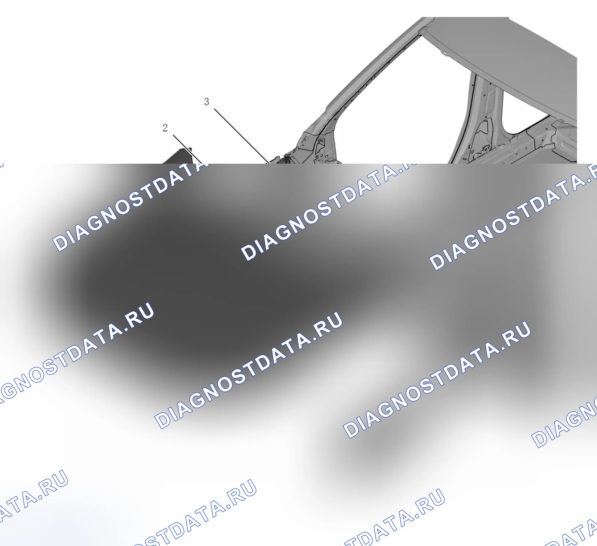 Схема расположения капота — Haval F7. Haval F7 I