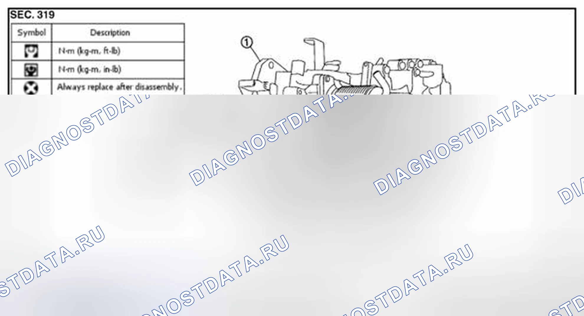 Рис. 19: КОМПОНЕНТЫ. Nissan Sentra B16 рестайлинг