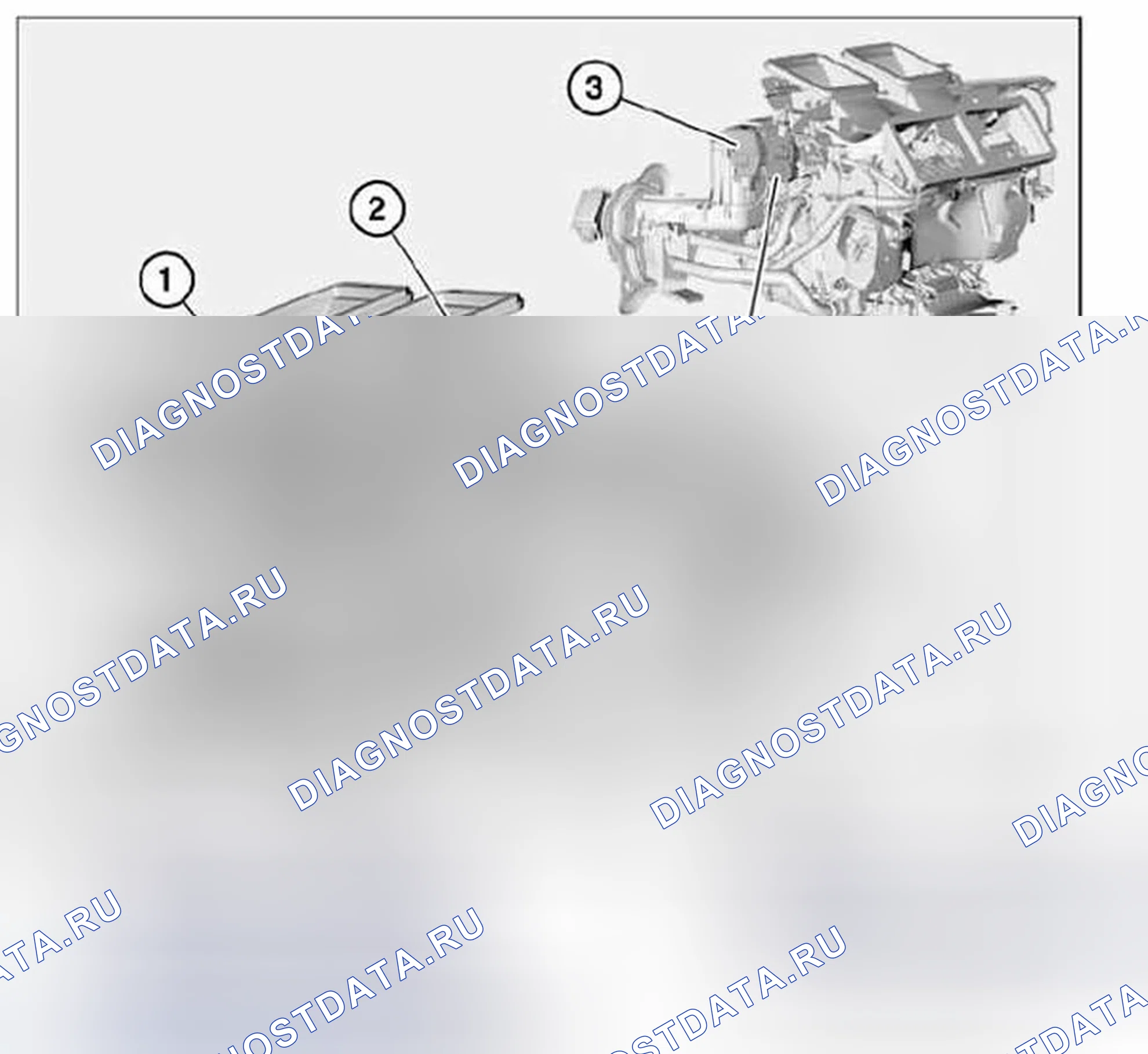 Рис. 2: 64 11... Обзор сервоприводов на обогревателе/кондиционере. BMW M3 E90