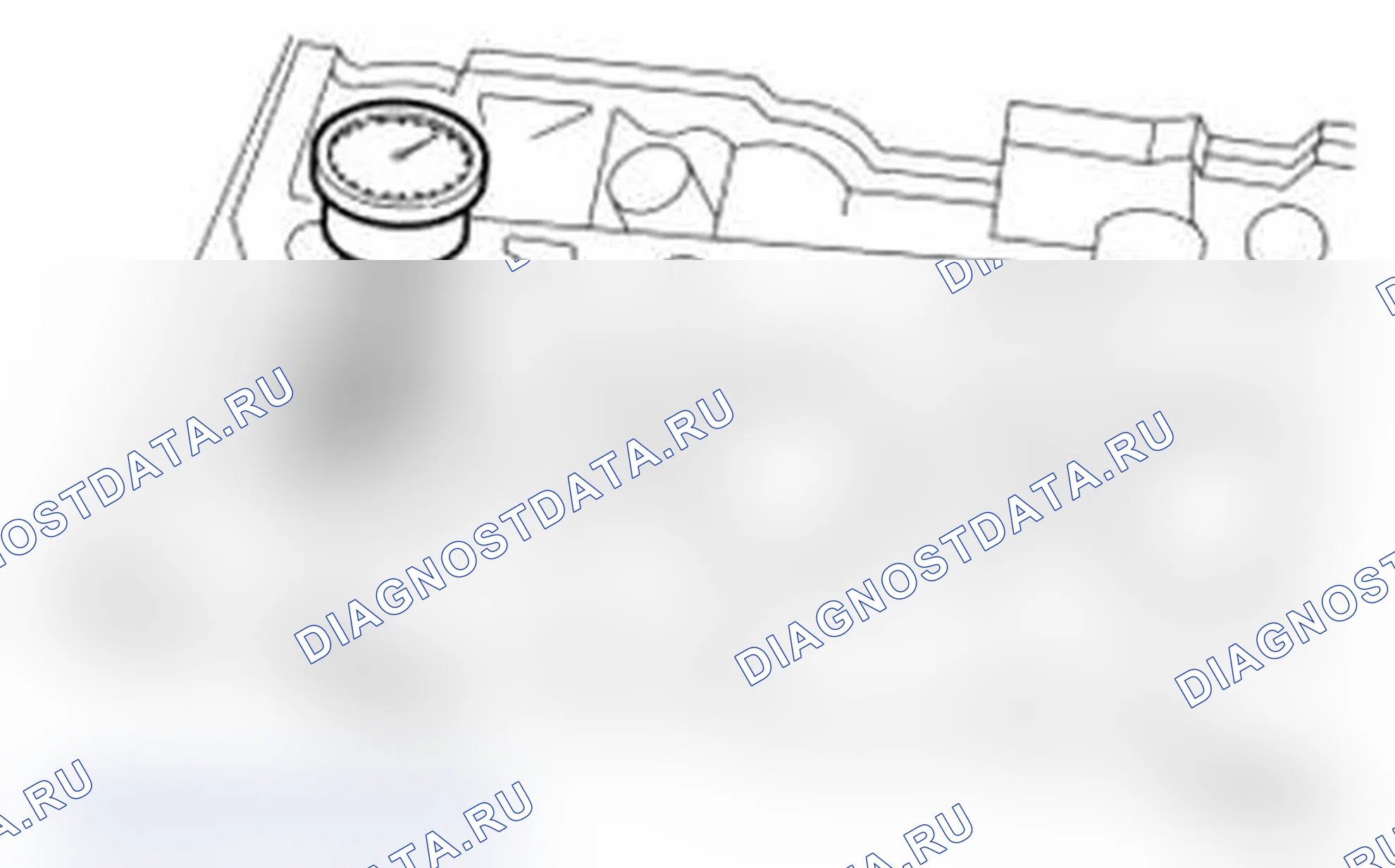 Рис. 472: Биение седла клапана. Ford Transit Connect I рестайлинг