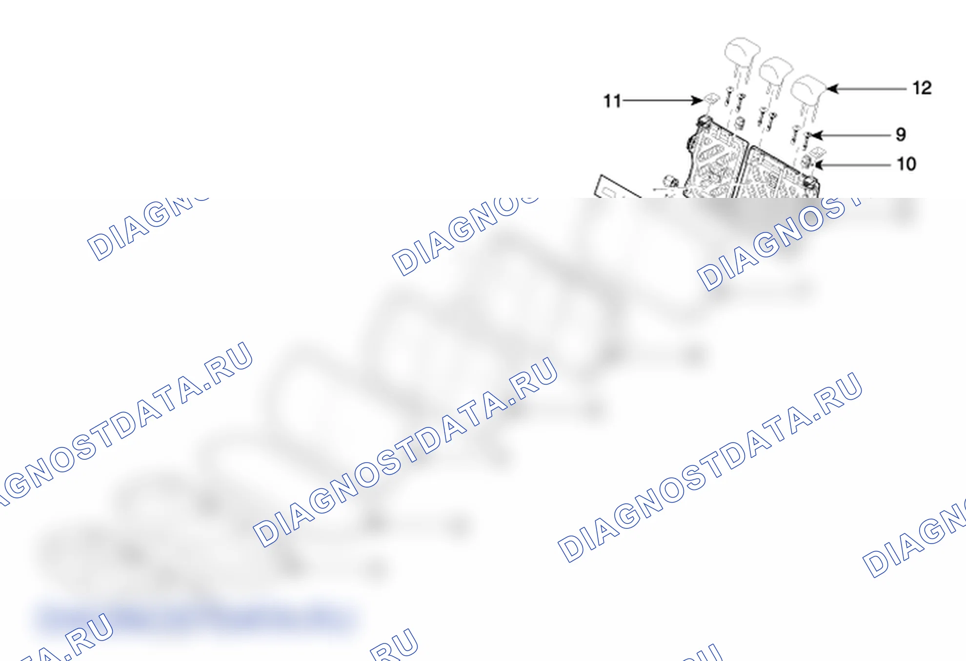 Компоненты и их расположение. Hyundai i20 GB
