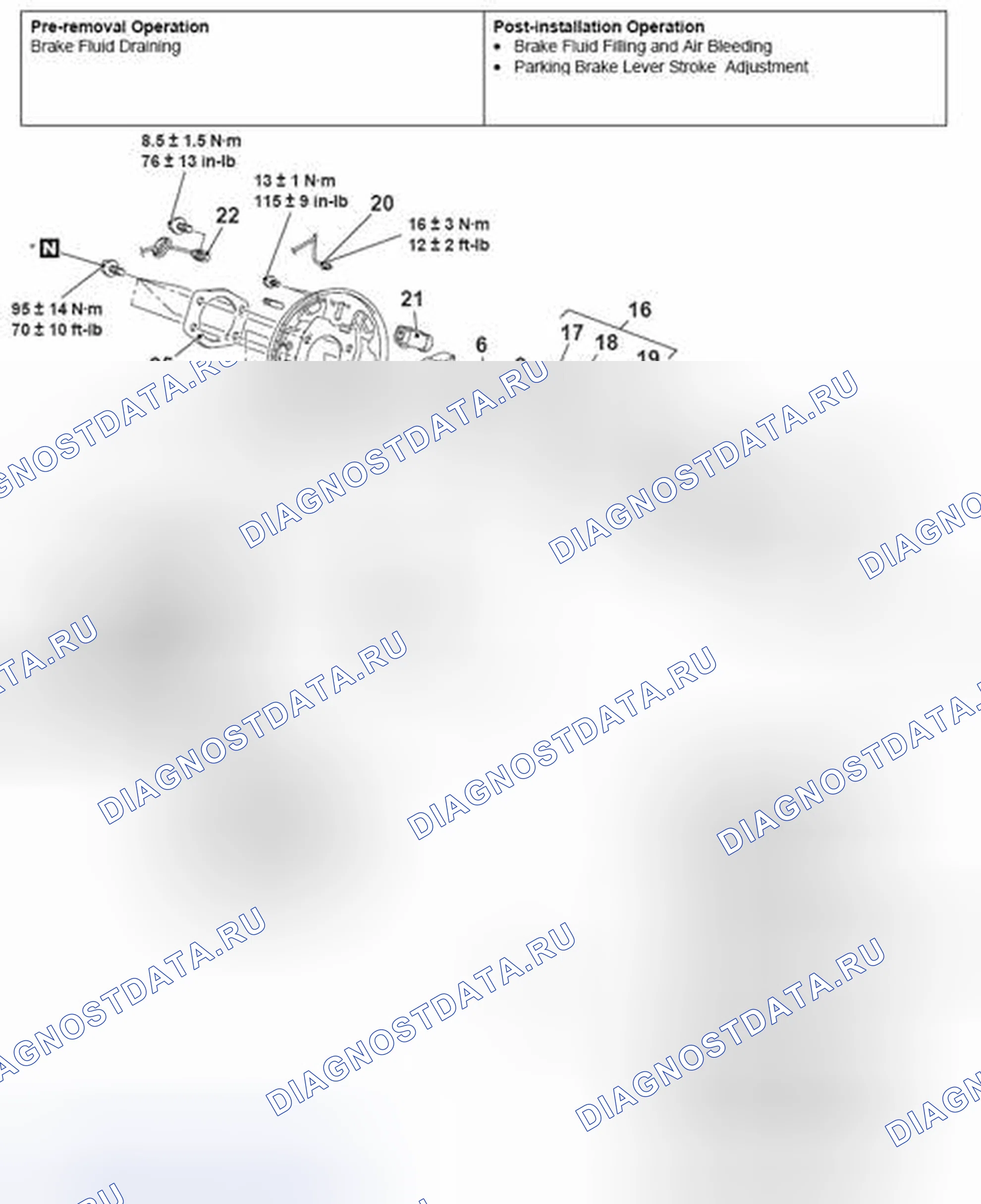Рис. 22: ДЕМОНТАЖ И МОНТАЖ. Mazda MX-5 NB