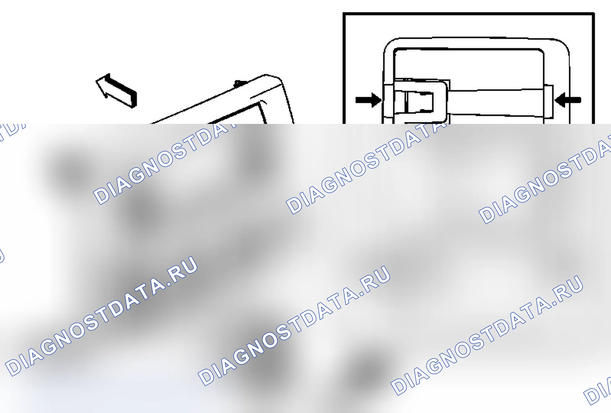 Рис. 29: Замена адаптера аудио/видео проигрывателя дисков (Cadillac). Chevrolet Tahoe III