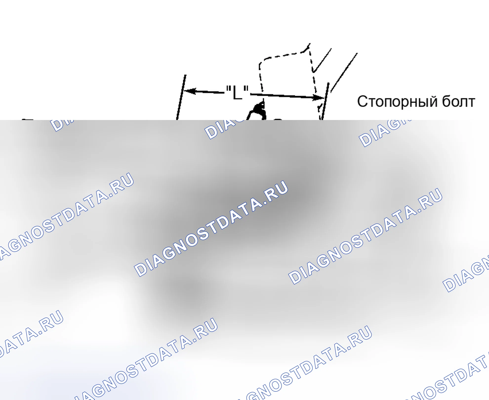 Рис. 2: Регулировка дозирующего клапана, воспринимающего нагрузку (LSPV) (Frontier и Xterra 2.4L, 2WD показано; Pathfinder 4W. Nissan Altima L30 рестайлинг