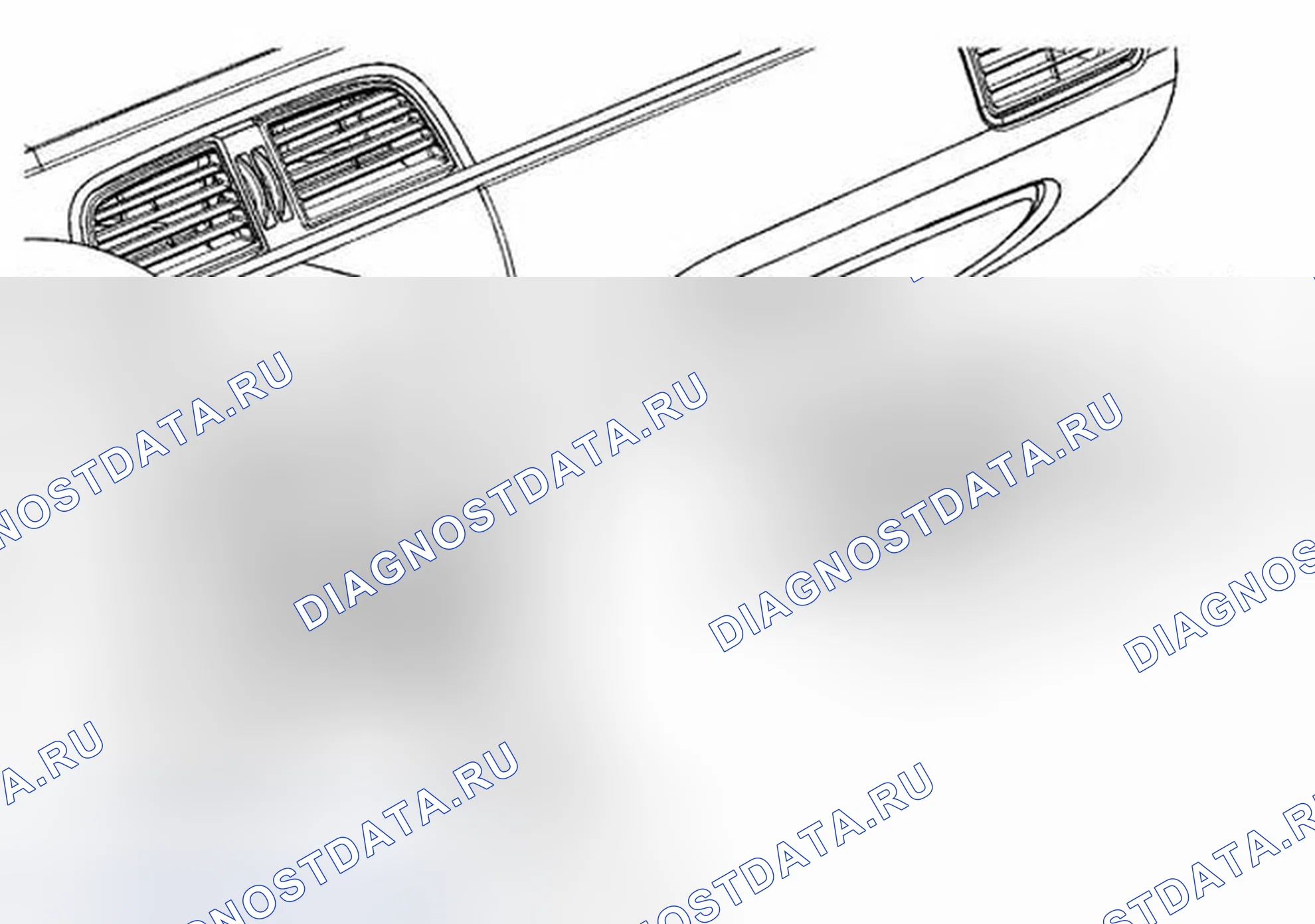 Рис. 37: Замена переключателя информационного центра водителя. Buick LaCrosse I