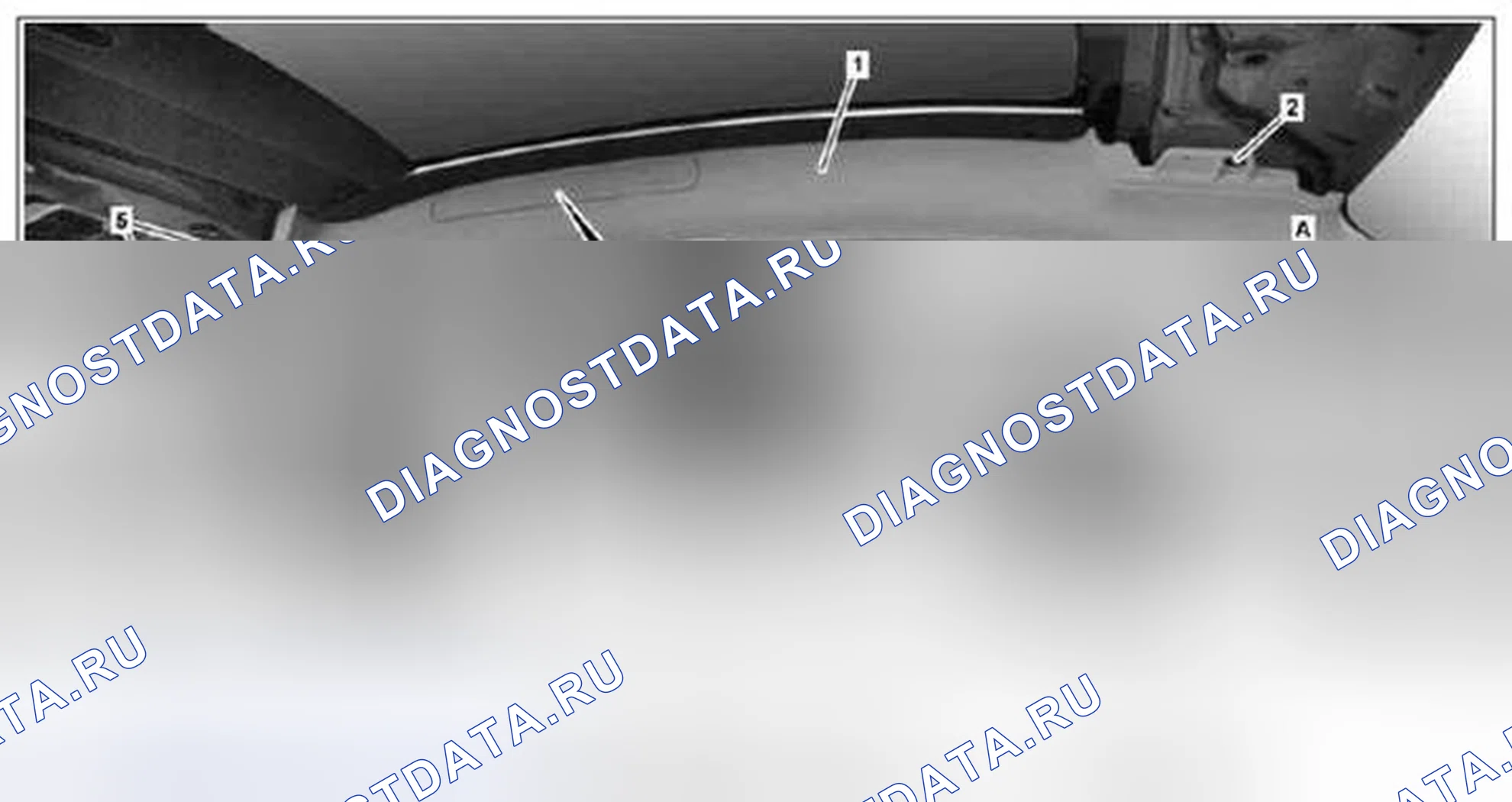 Рис. 44: Демонтаж / монтаж боковых панелей каркаса крыши - AR68.30-P-4480MCU. Kia Soul I