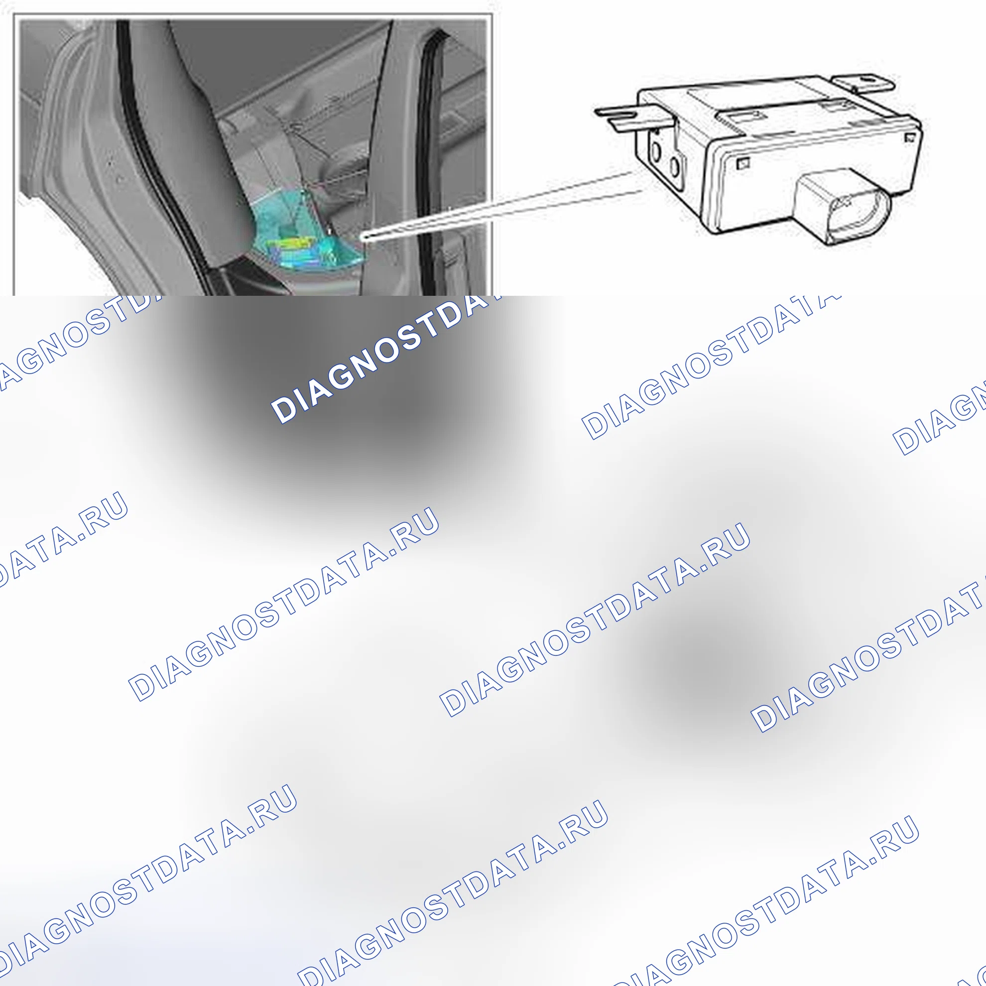 Рис. 21: Модуль привода топливного насоса (FPDM). Land Rover Range Rover L322