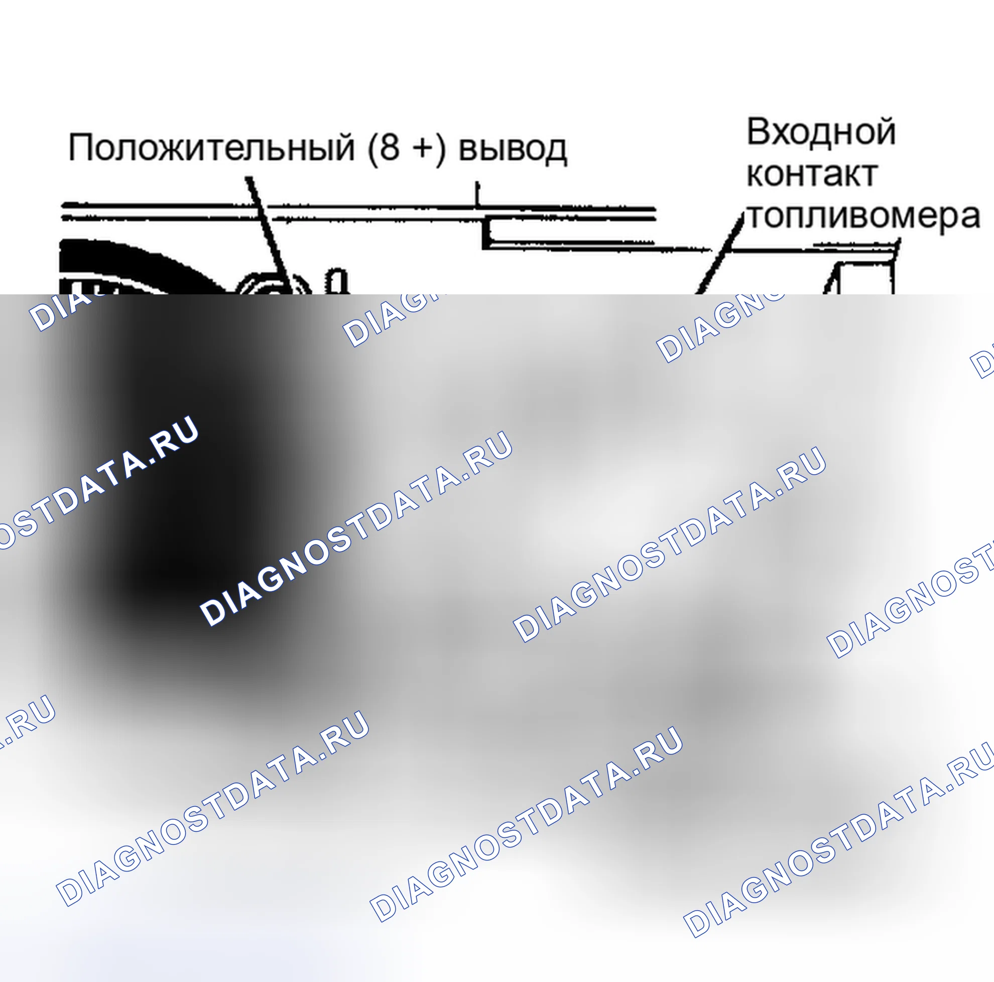 Рис. 13: Испытание цепи топливомера (Lancer и LeBaron GTS). Dodge Daytona I