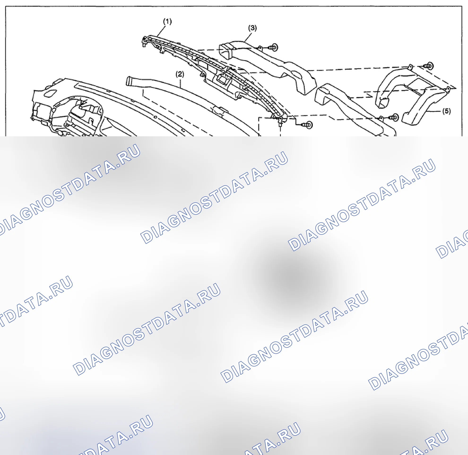Рис. 84: КАНАЛ НАГРЕВАТЕЛЯ. Subaru Impreza GH