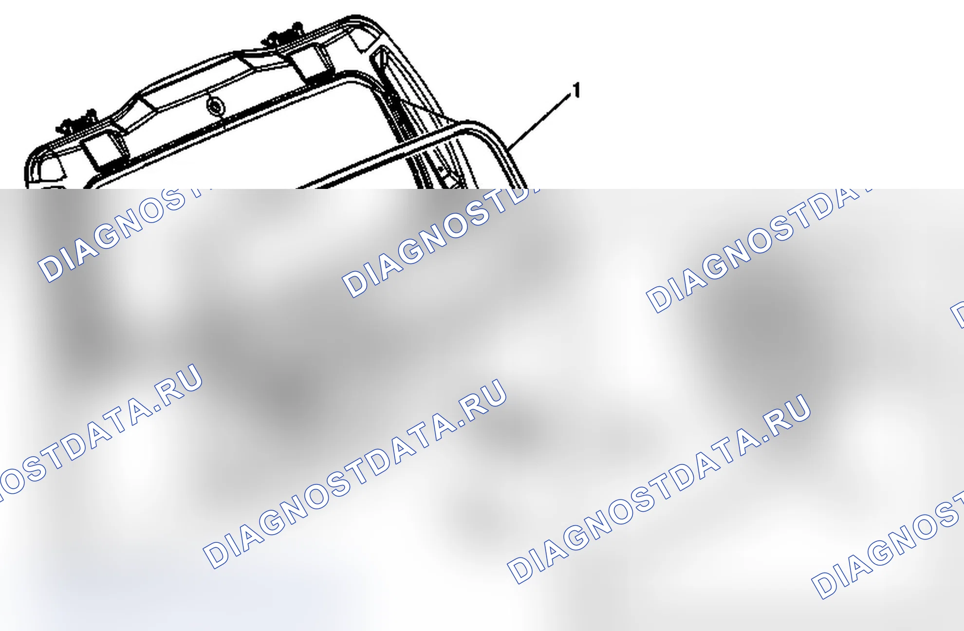 Рис. 26: Замена погодной полосы окна дверь багажника. Chevrolet Tahoe III