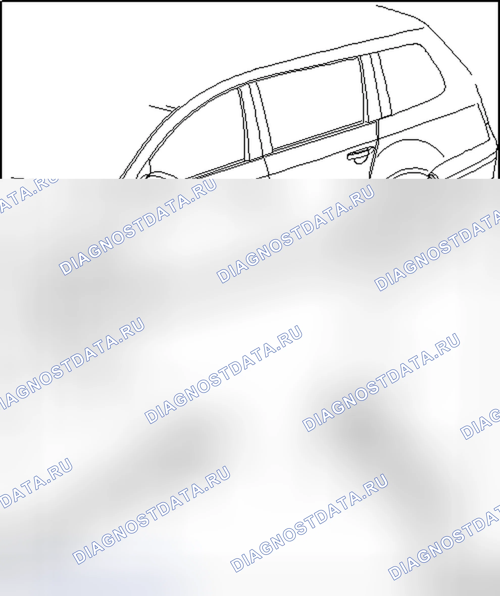 Рис. 14: ОБЗОР УЗЛА ТРИММЕРА КРЫШКИ КОЛЕСА, ДО 01.08. Volkswagen Passat B6