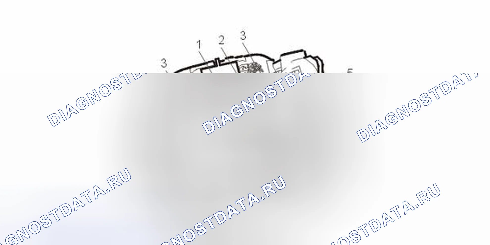 Рис. 71: РАЗНЕСЕННЫЙ ВИД ГЕНЕРАТОРА. Volvo S40 II рестайлинг