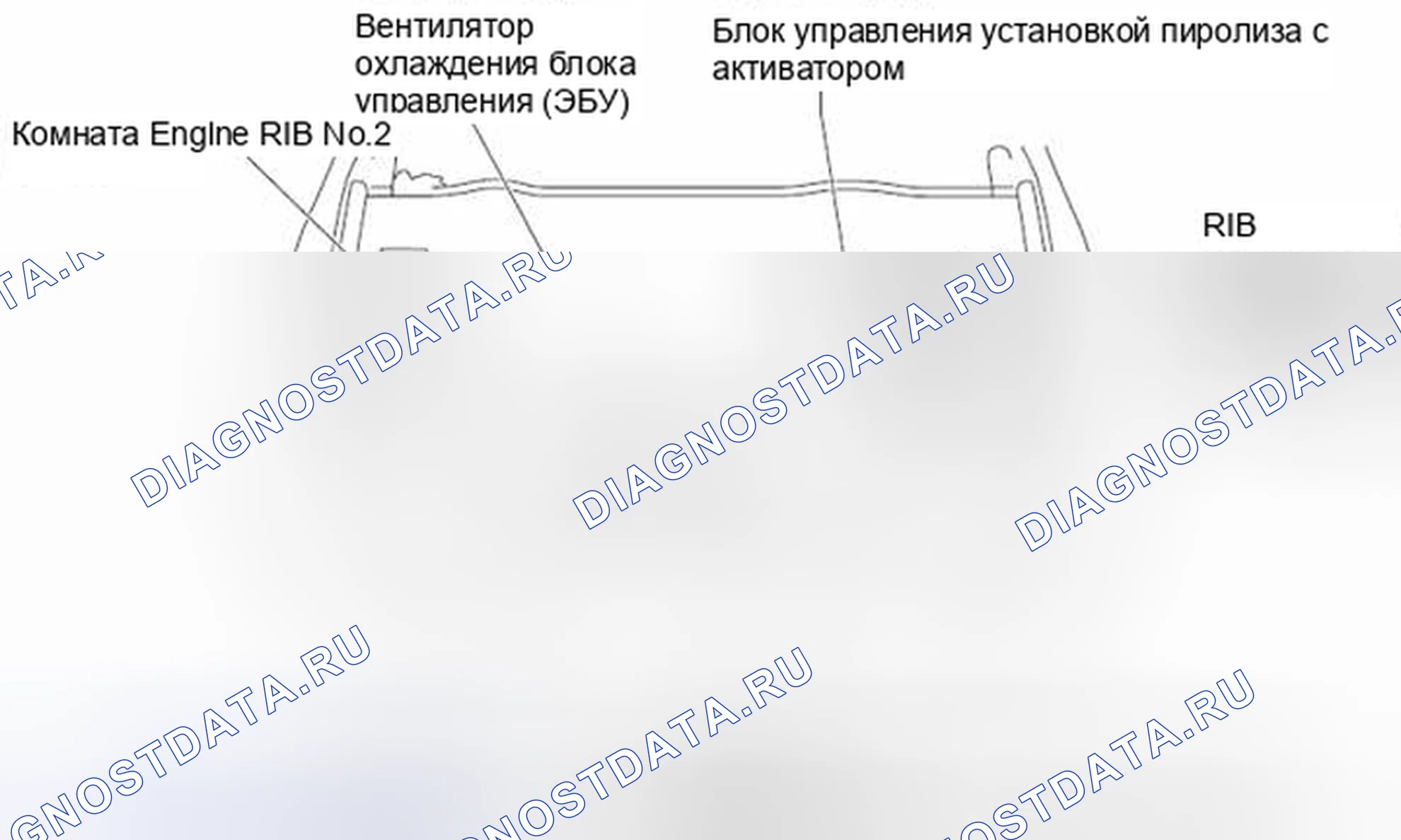Рис. 337: Моторный отсек. Toyota RAV4 III рестайлинг