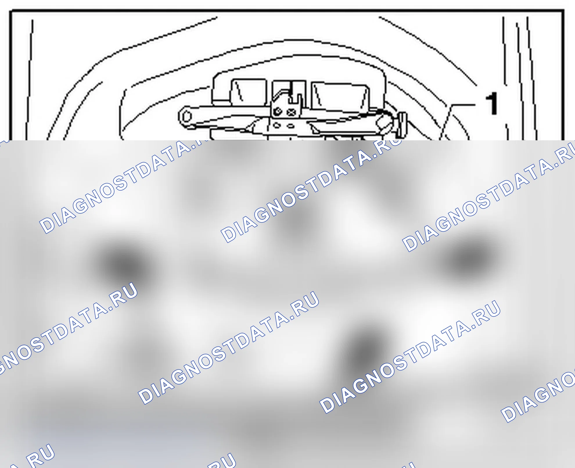 Рис. 339: САБВУФЕР НА ЗАДНЕЙ ПОЛКЕ -R157-. Audi A4 B8