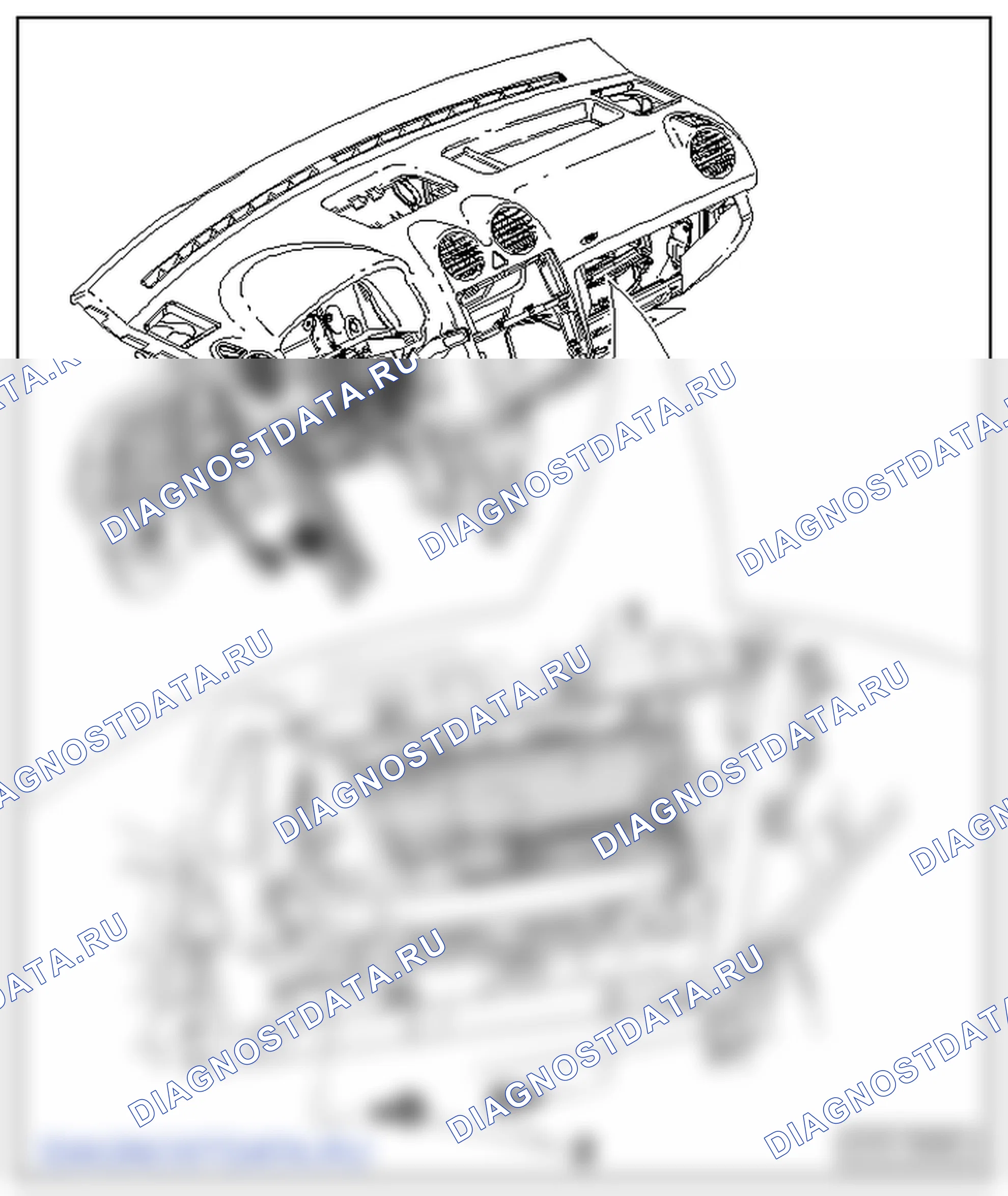 Передняя панель. Volkswagen Caddy Iii