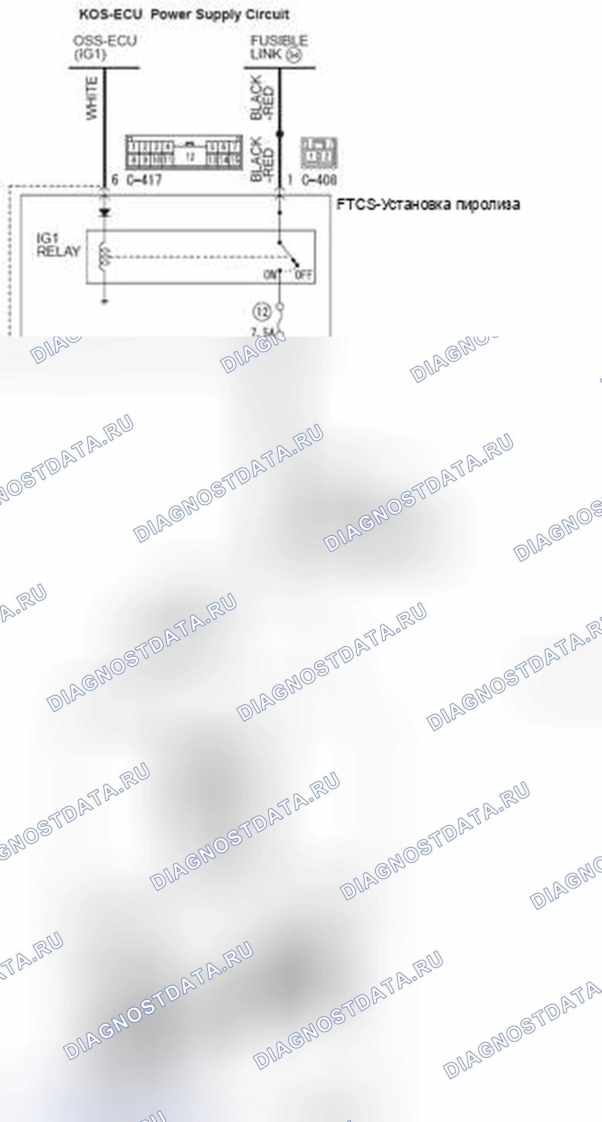 Рис. 8: расшифровка кода ошибки B2101: Ig Sw start pos.ccircuit низкий; DTS B2102: IG Swt start post.circuite высокий. Mercedes-Benz CLA-класс C117/X117 рестайлинг