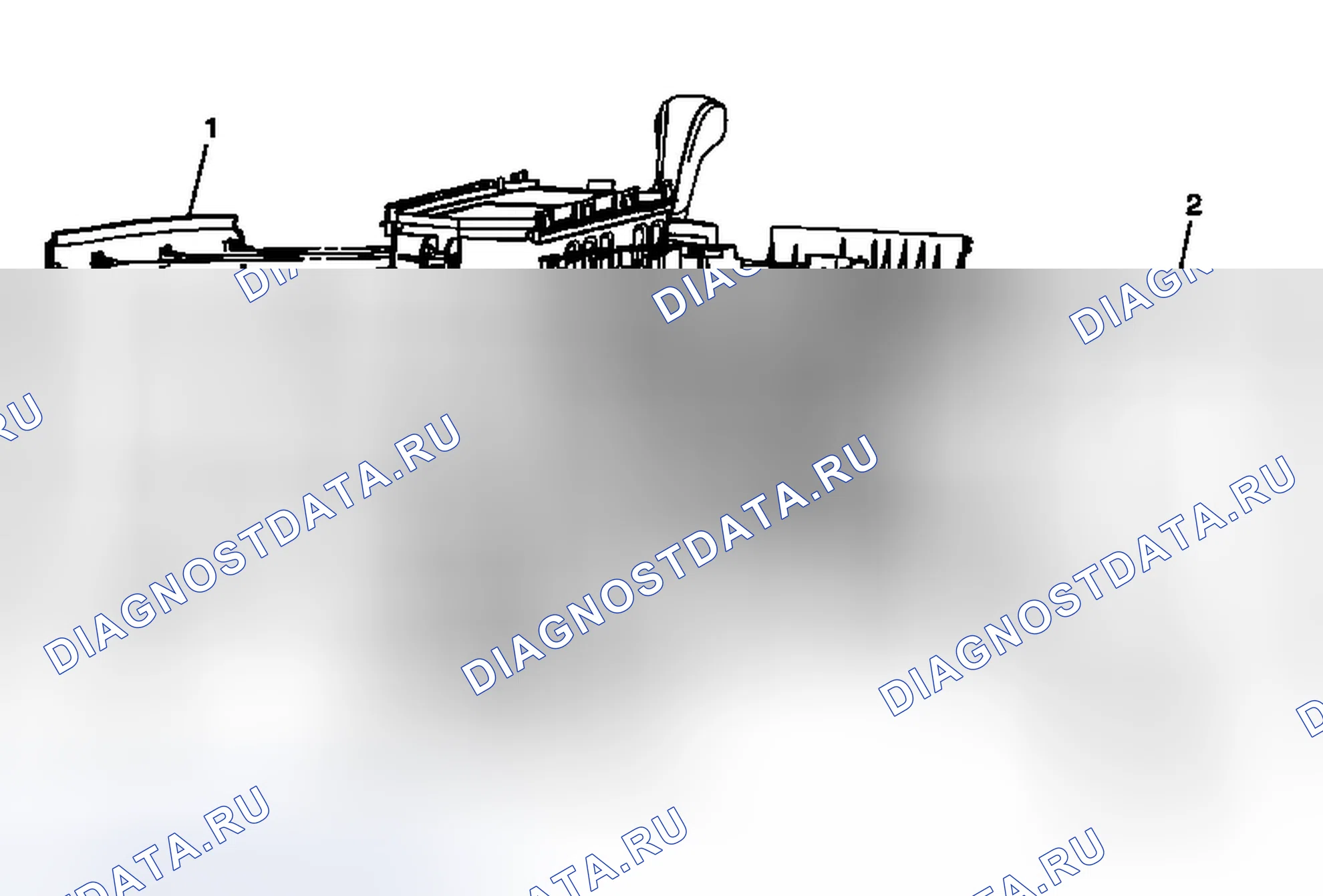Рис. 98: Замена обрезной пластины передней напольной консоли. Chevrolet Equinox II