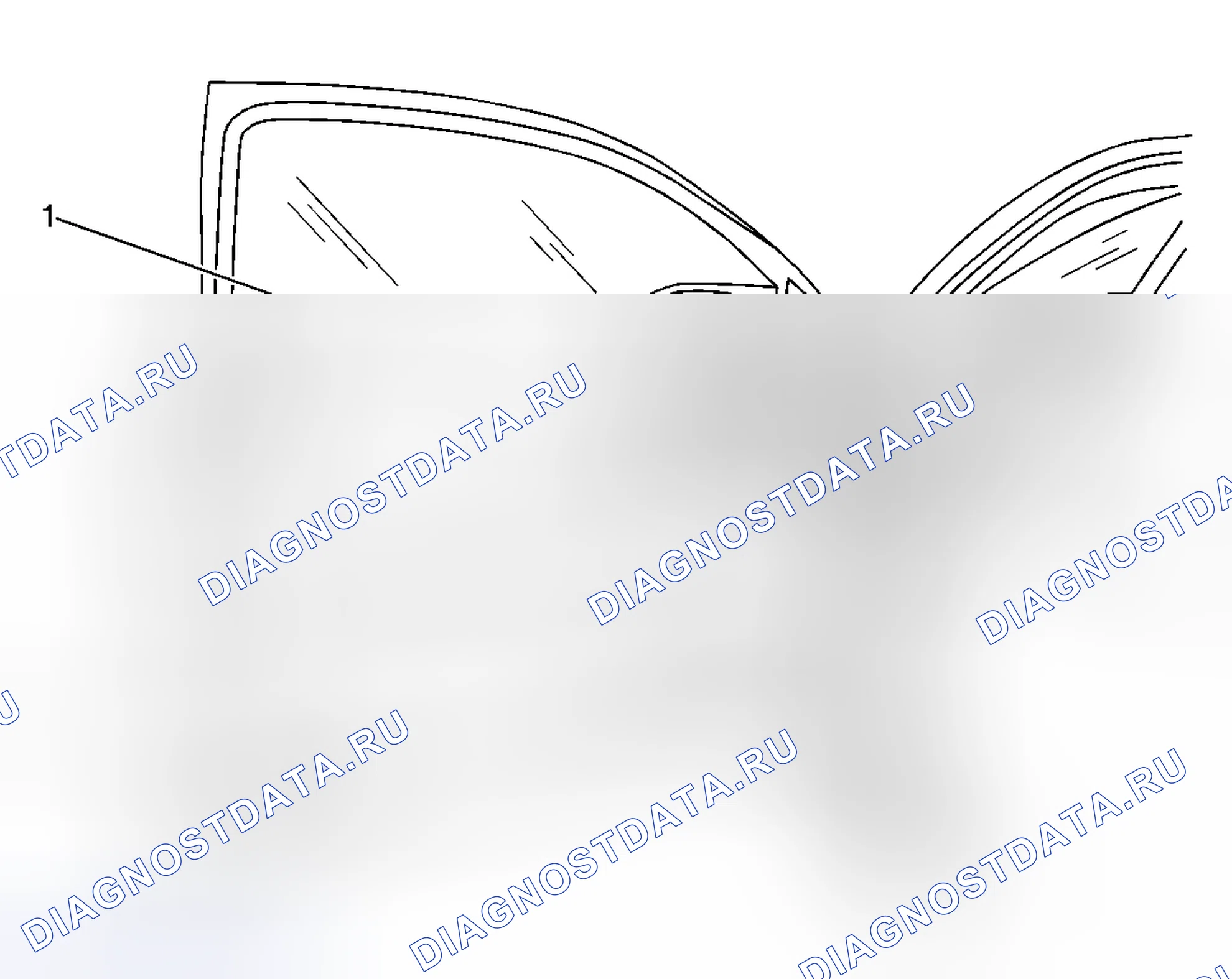 Рис. 5: Схема силовых дверных систем. Hyundai XG I рестайлинг