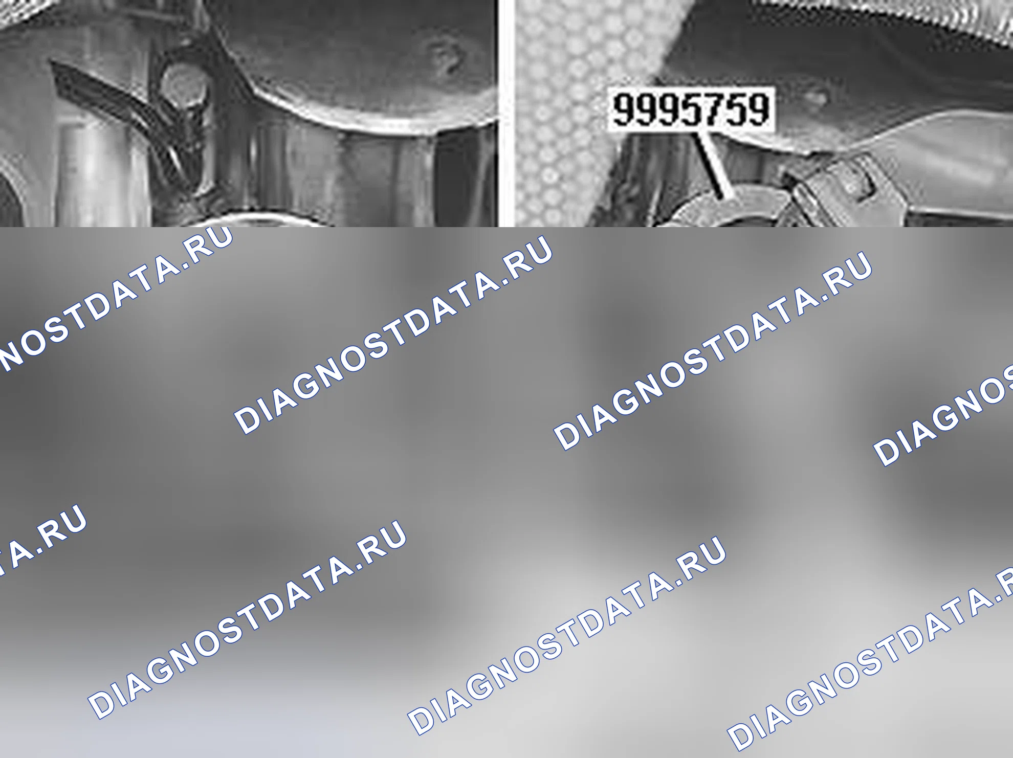 Рис. 32: Демонтаж гаек для фланца конического зубчатого колеса. Volvo S60 I рестайлинг