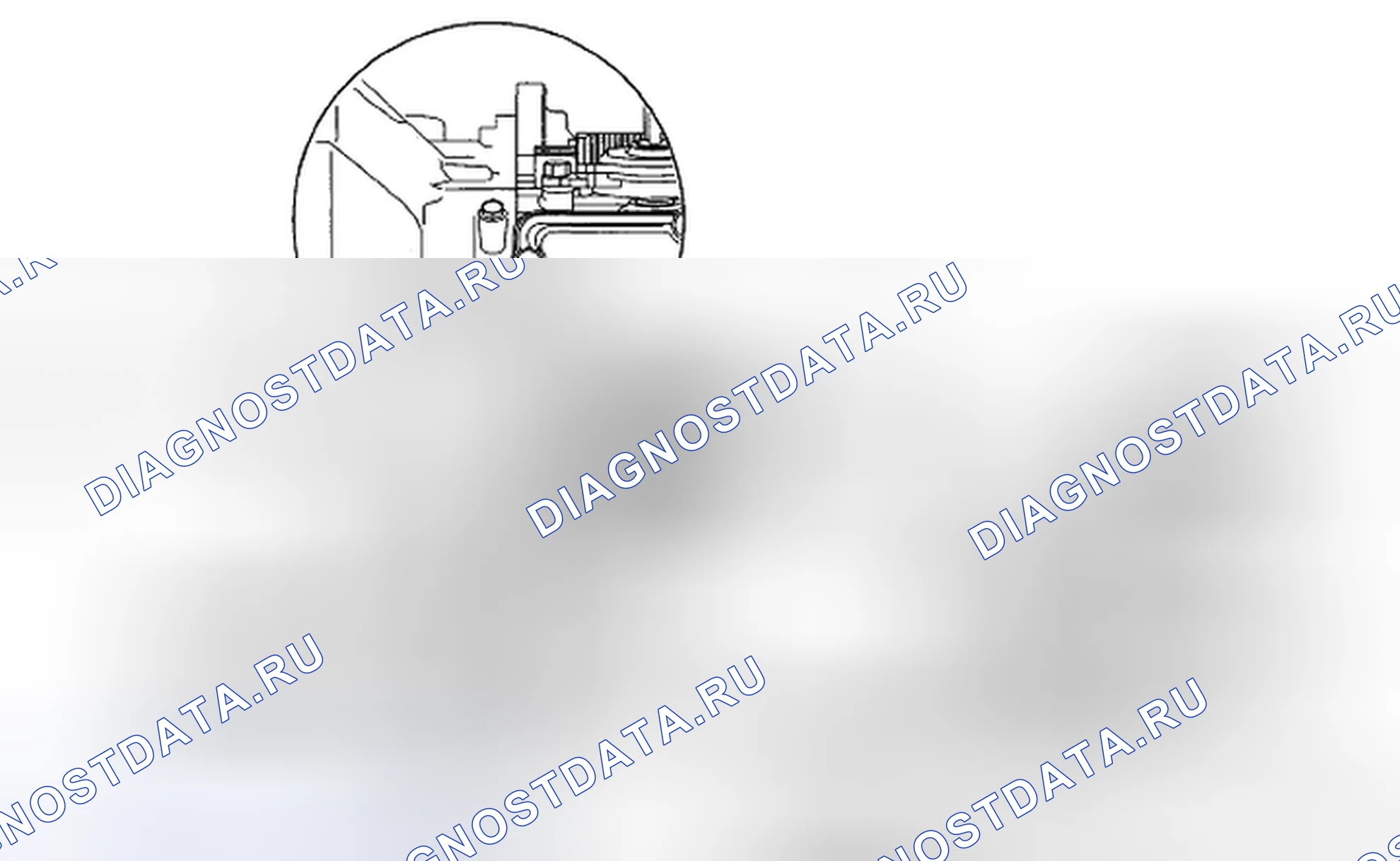 Рис. 328: Опрессовка линии. Mazda CX-9 I