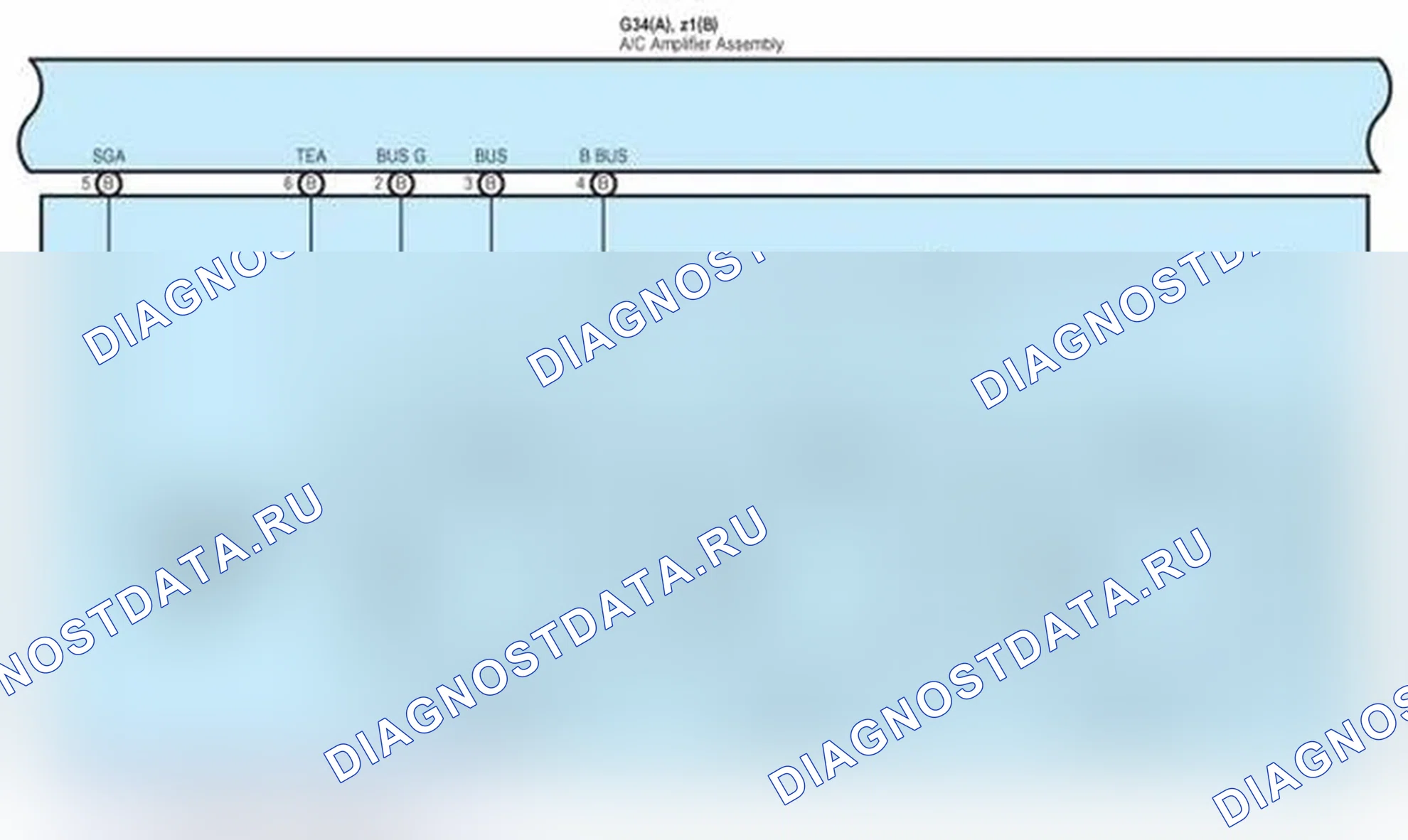 Рис. 228: Схема подключения кондиционера (4 из 9). Toyota Prius C I