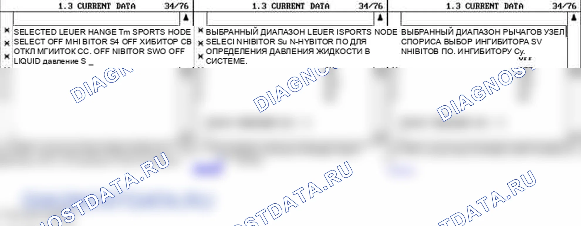 P0705: Неисправность цепи датчика диапазона передачи (вход PRNDL). Kia Sorento BL