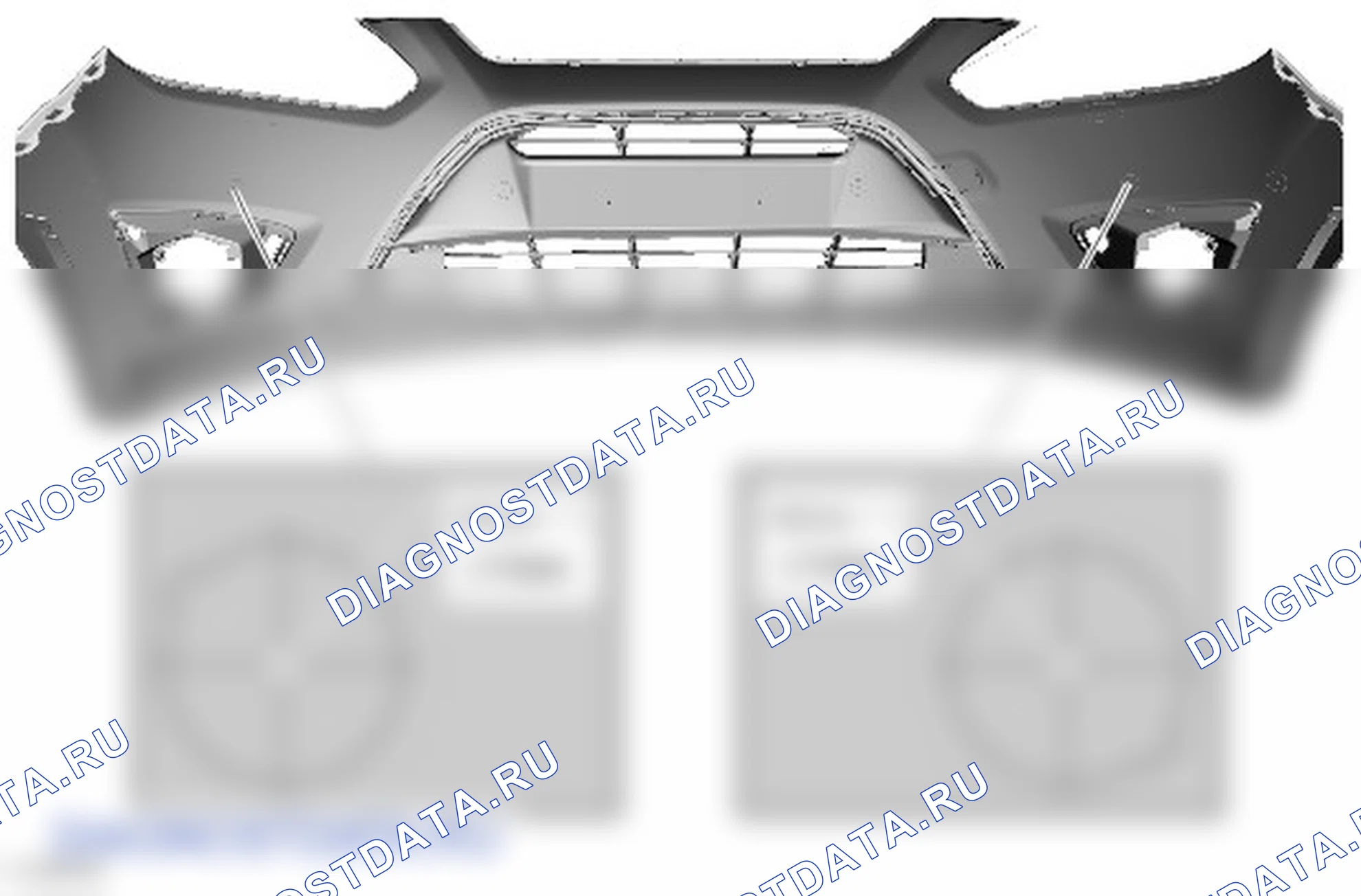Разборка и сборка кожуха переднего бампера. Ford Grand C-MAX II