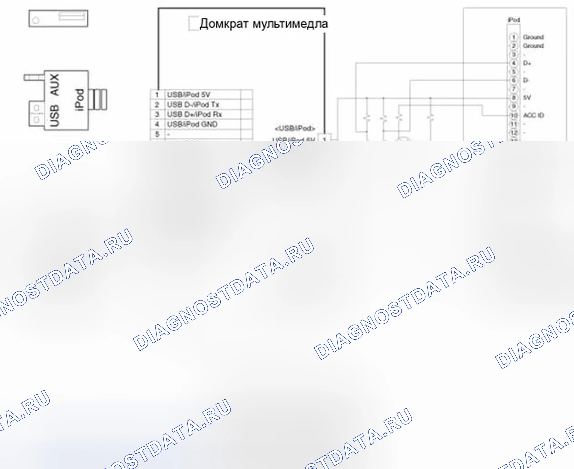 Рис. 9: Принципиальная схема. Hyundai Elantra V