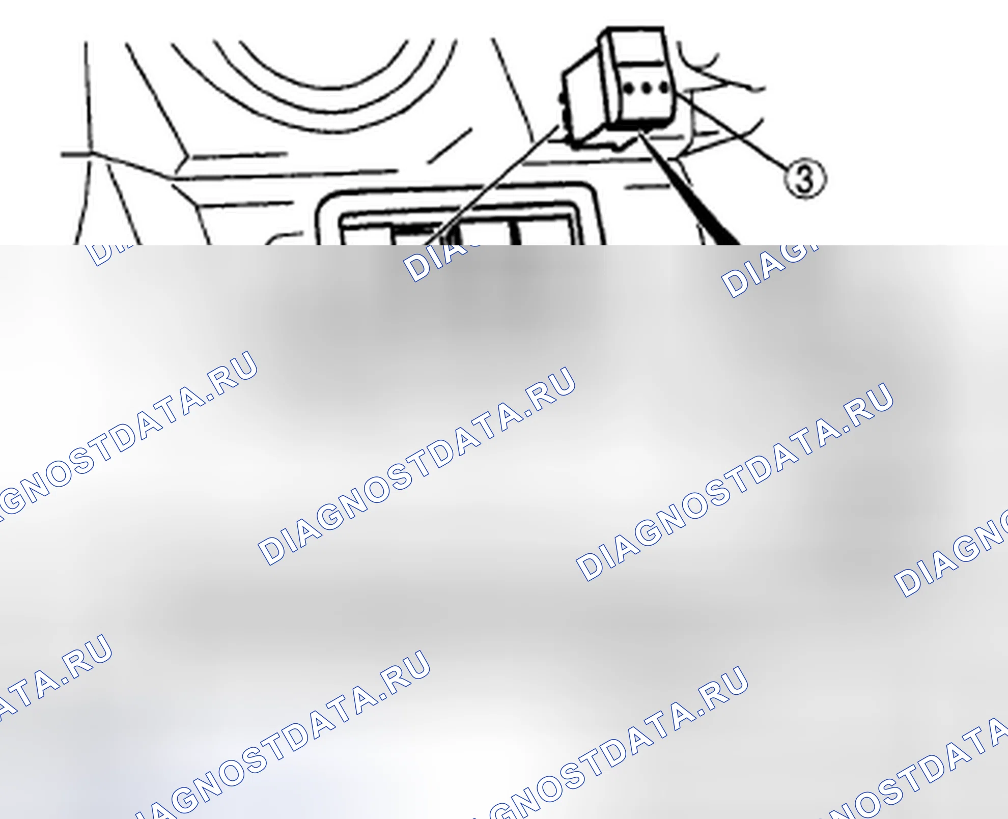 Рис. 46: СНЯТИЕ / УСТАНОВКА ВЫКЛЮЧАТЕЛЯ TCS. Mazda CX-7 I