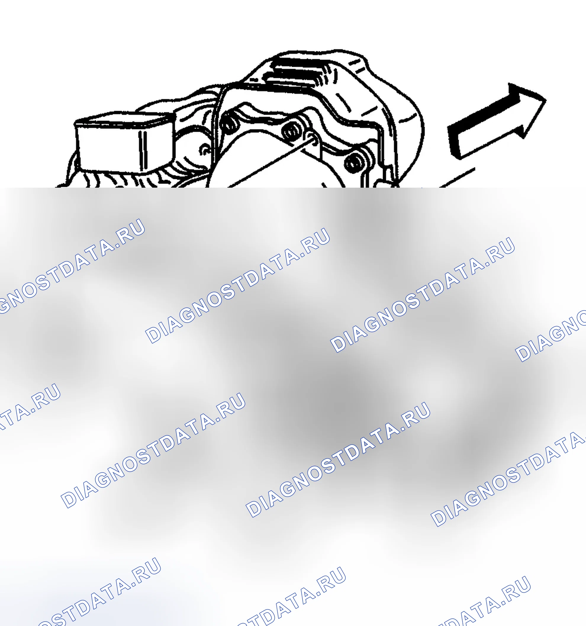 Рис. 863: Удаление выхлопного отверстия. Chevrolet Silverado 2500 