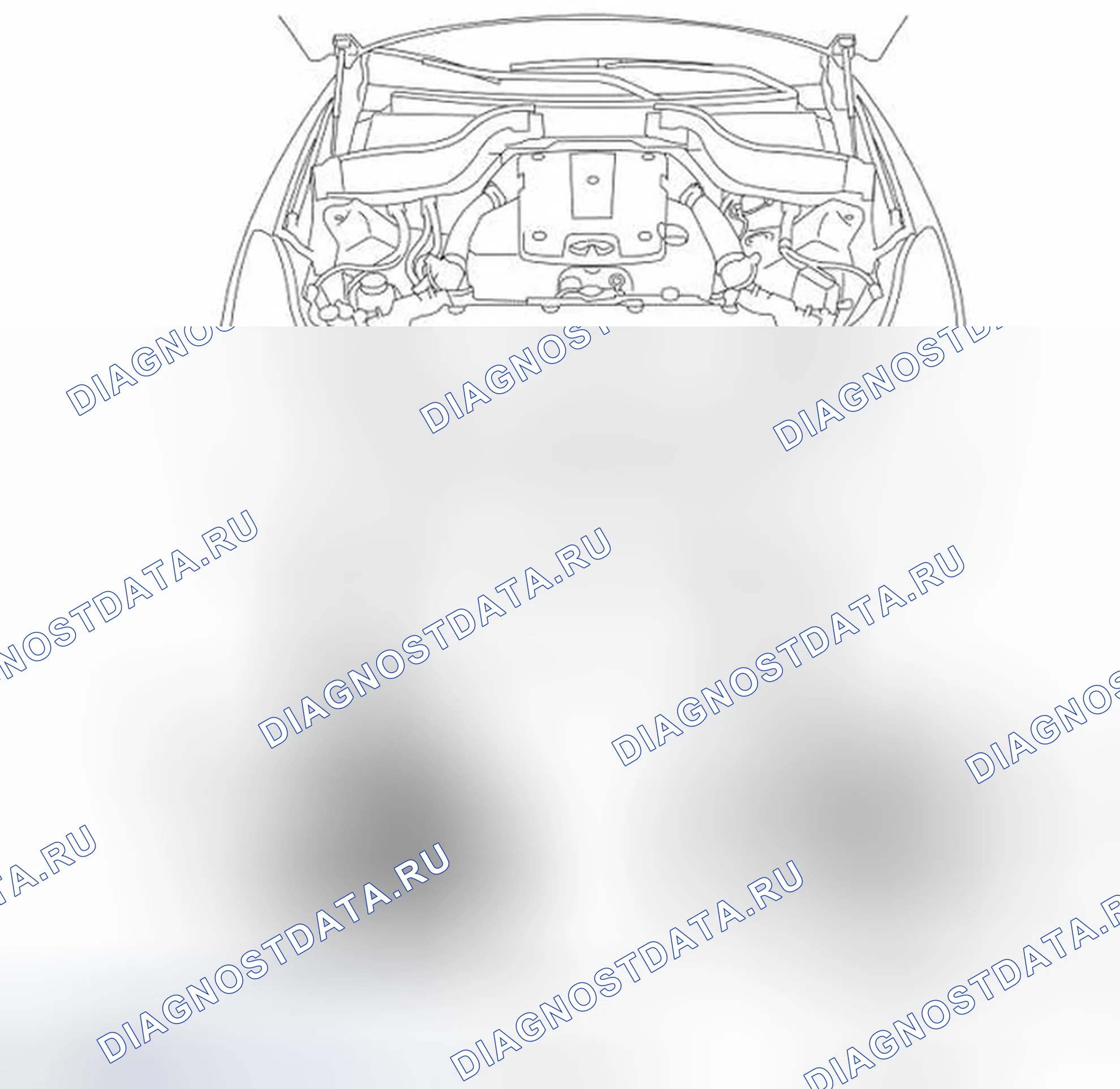 Рис. 41: Расположение компонентов. Infiniti EX35 I
