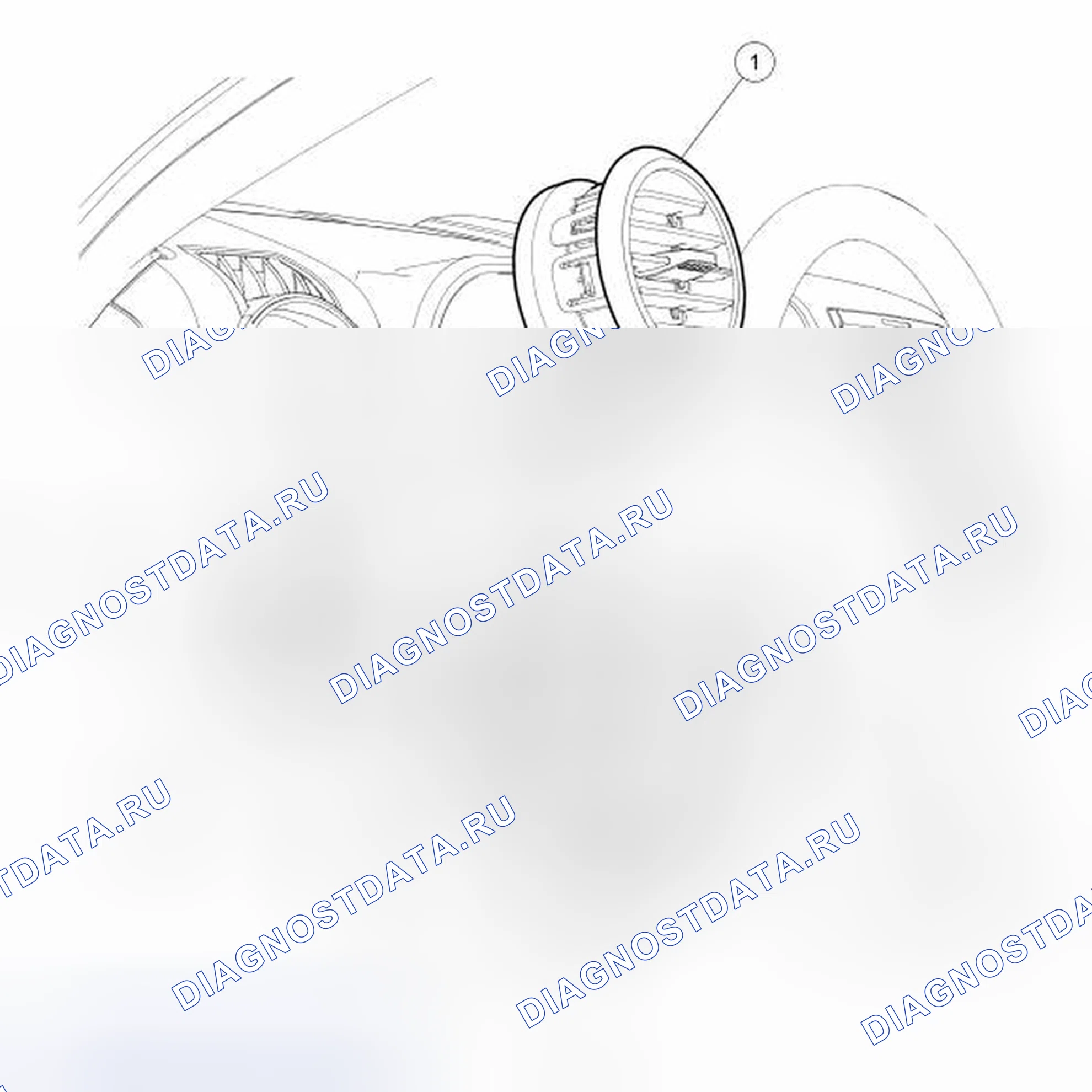 Рис. 76: Переключатель фар. Hyundai Mufasa I