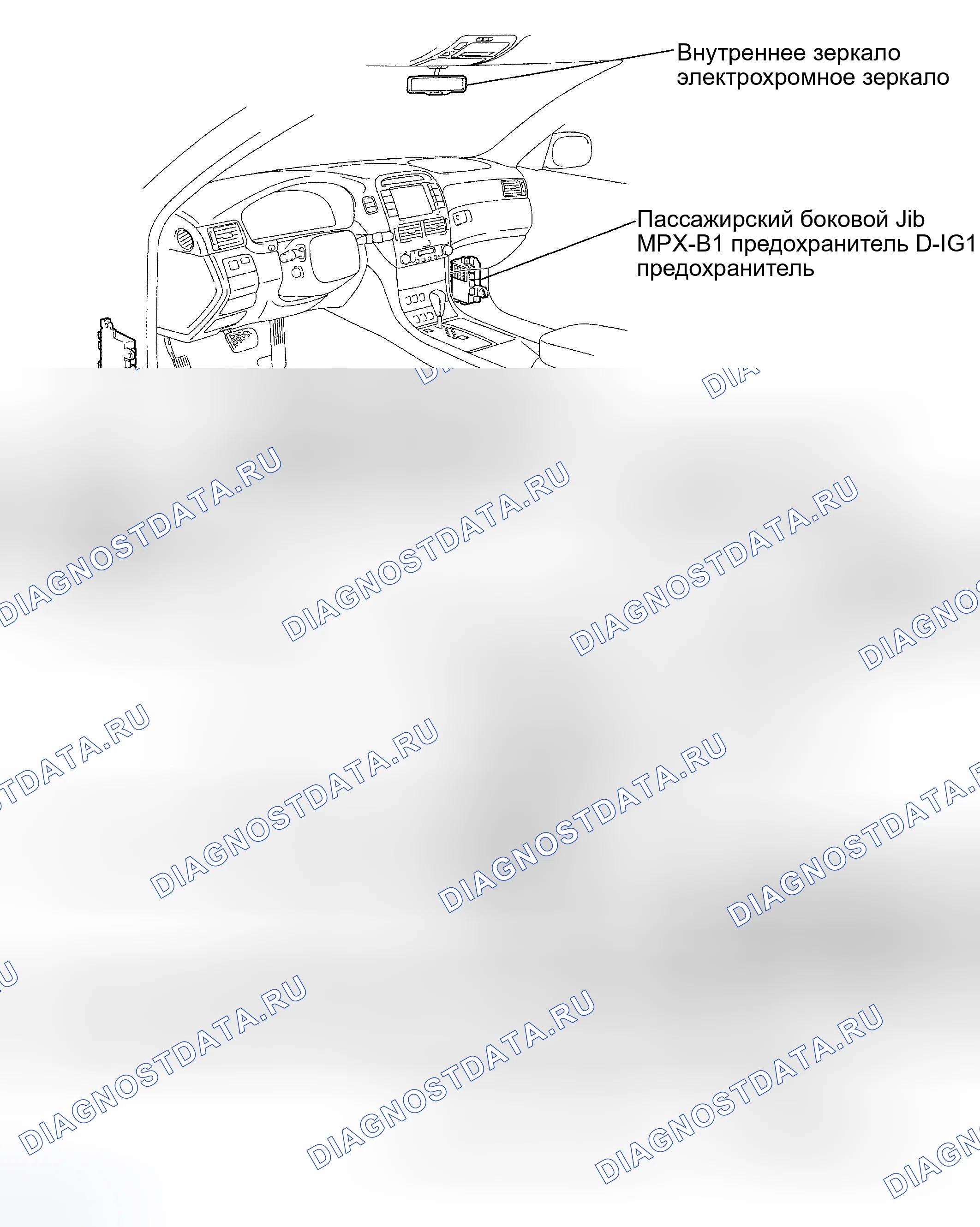 Рис. 124: РАСПОЛОЖЕНИЕ ДЕТАЛЕЙ. Honda Accord II