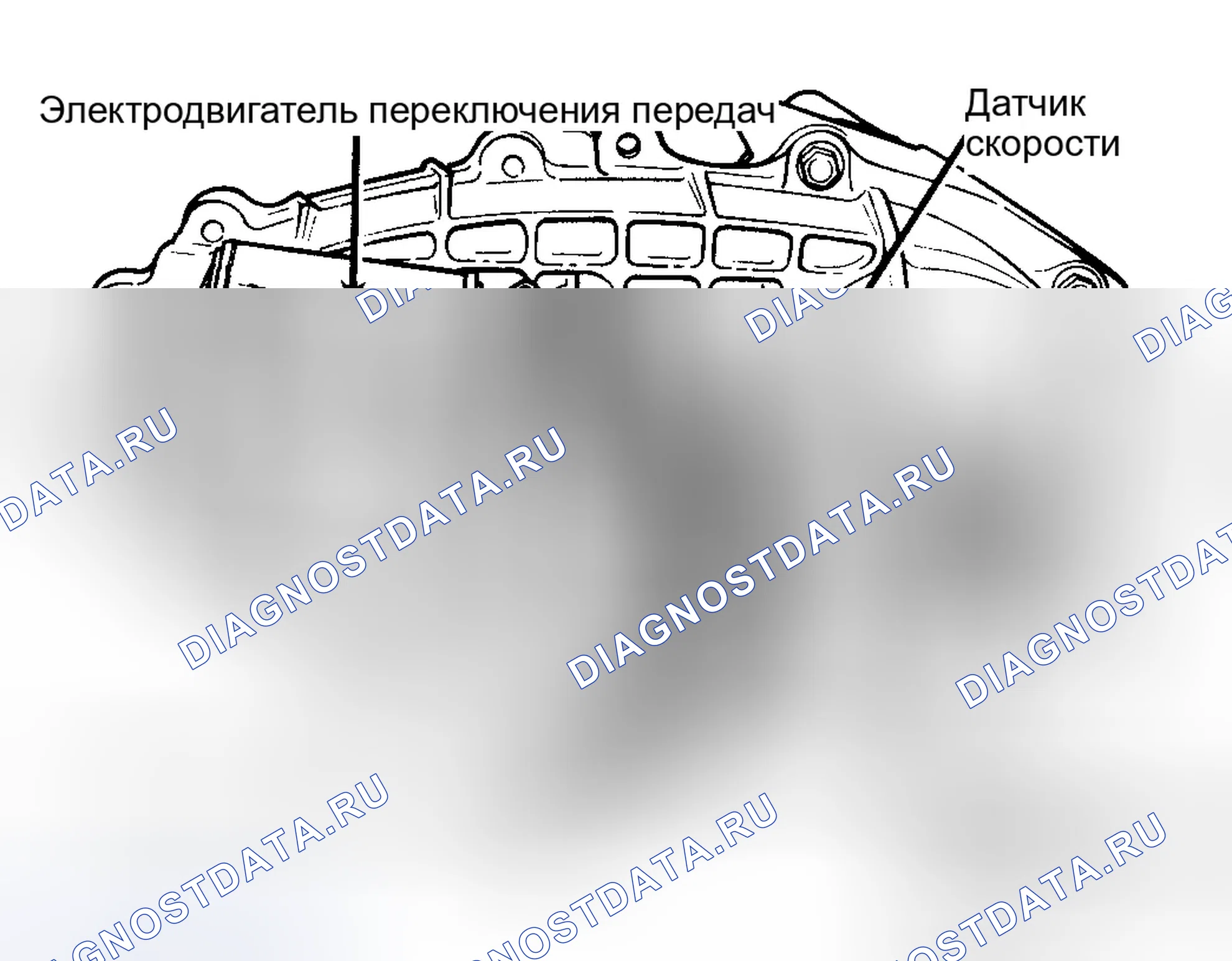 Рис. 23: Датчик скорости. Ford Bronco II I