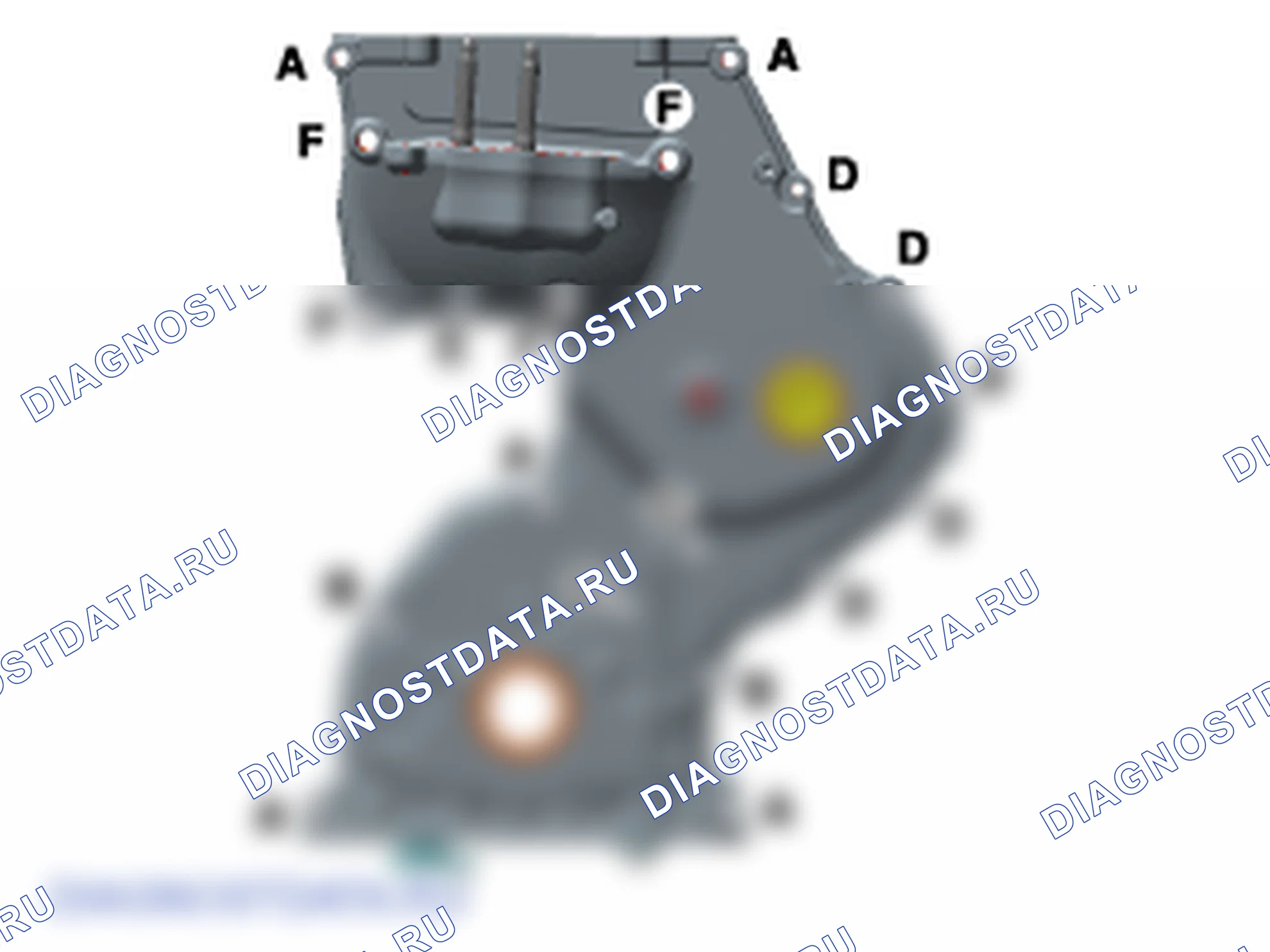 Установка крышки цепи синхронизации. Hyundai i20 GB