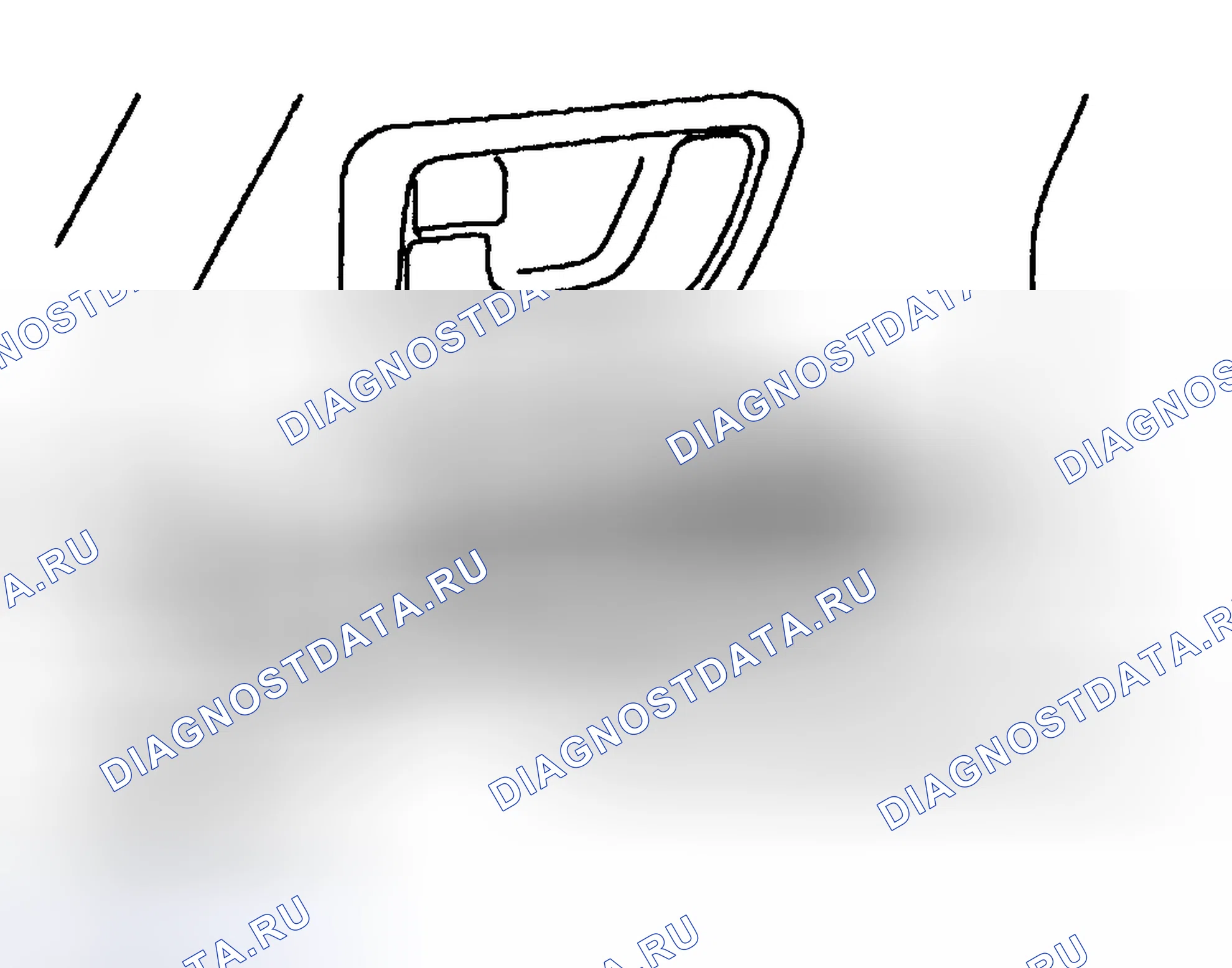Рис. 12: A) Узел переключателя окна питания. Mitsubishi Montero III