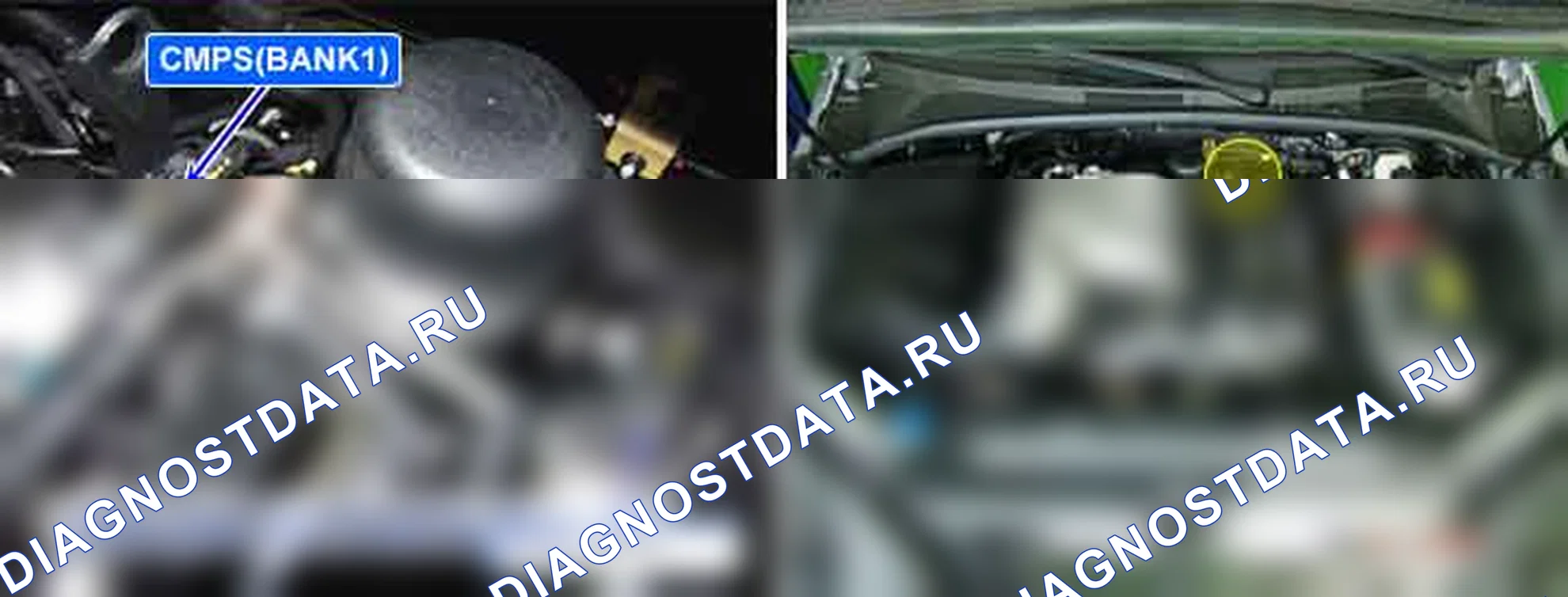 P0346: Диапазон/производительность цепи датчика положения распределительного вала A (банк 2). Kia Sorento BL