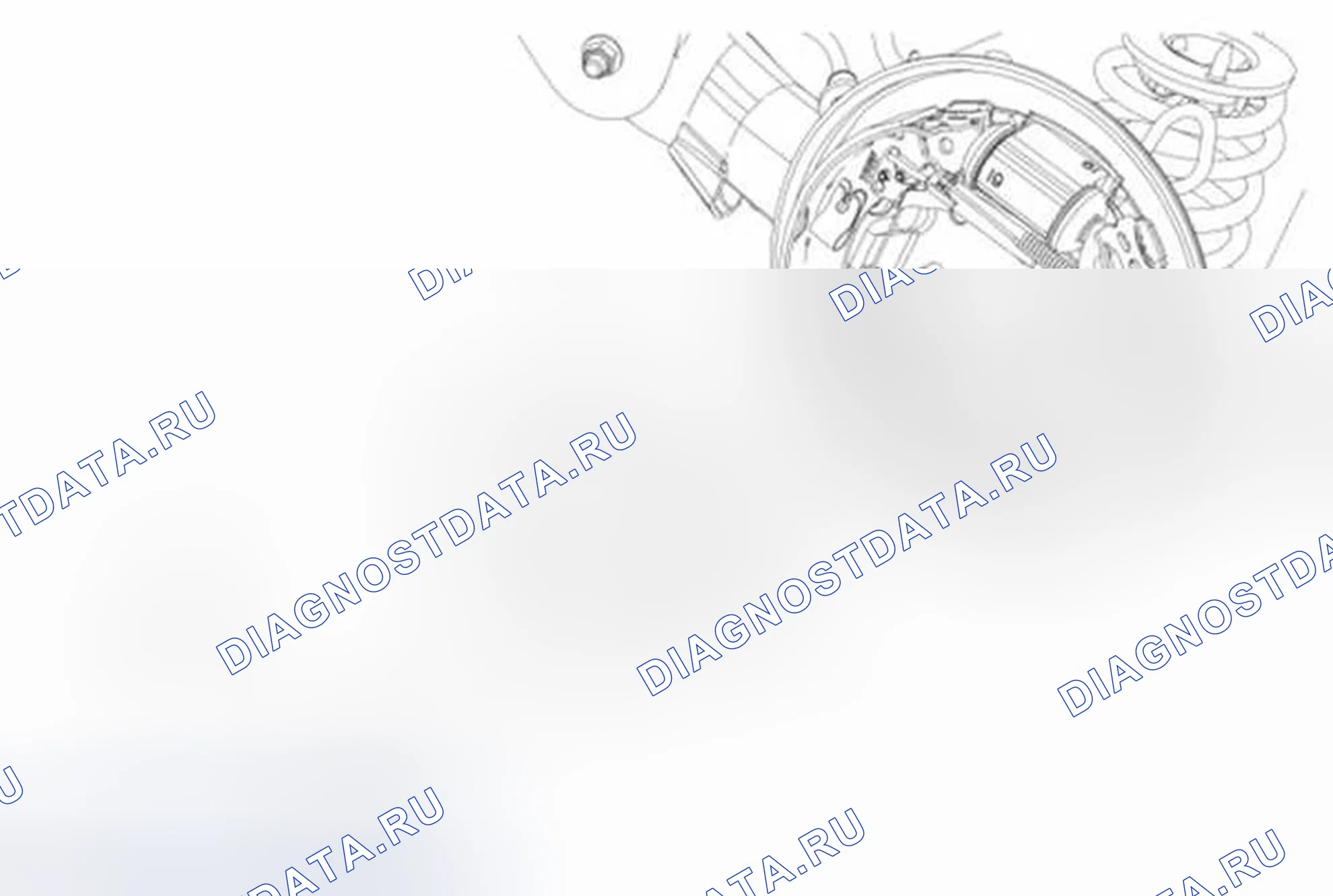Рис. 2: Подшипник колеса и ступица колеса. Ford Fiesta Mk6