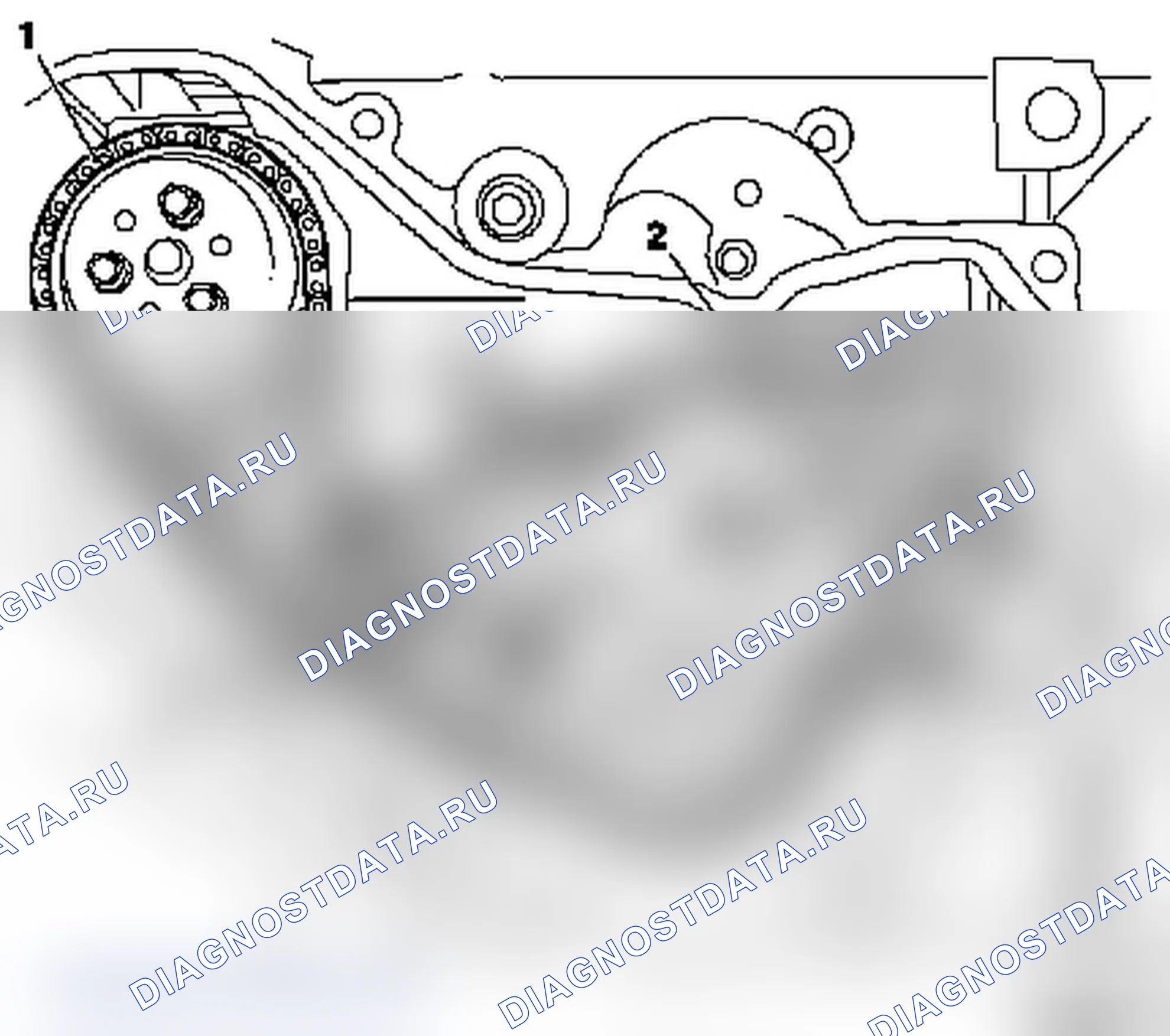 Замена приводной цепи ГРМ (вторичной) (Z 20 NET, кондиционер, ПР, МКПП). Opel Signum I рестайлинг